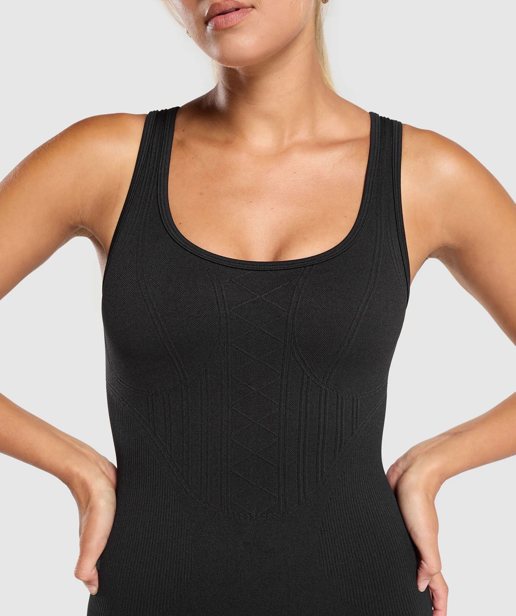 Gymshark Corset Seamless Bodysuit - Black sold by Gymshark product image thumbnail 5