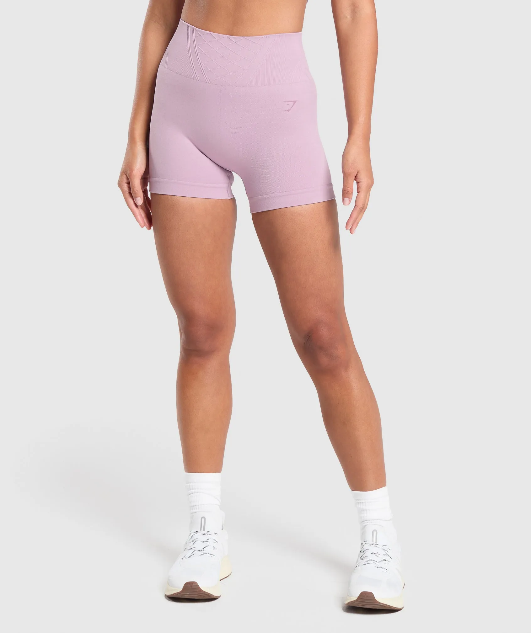 Gymshark Corset Seamless Shorts - Warm Lilac sold by Gymshark