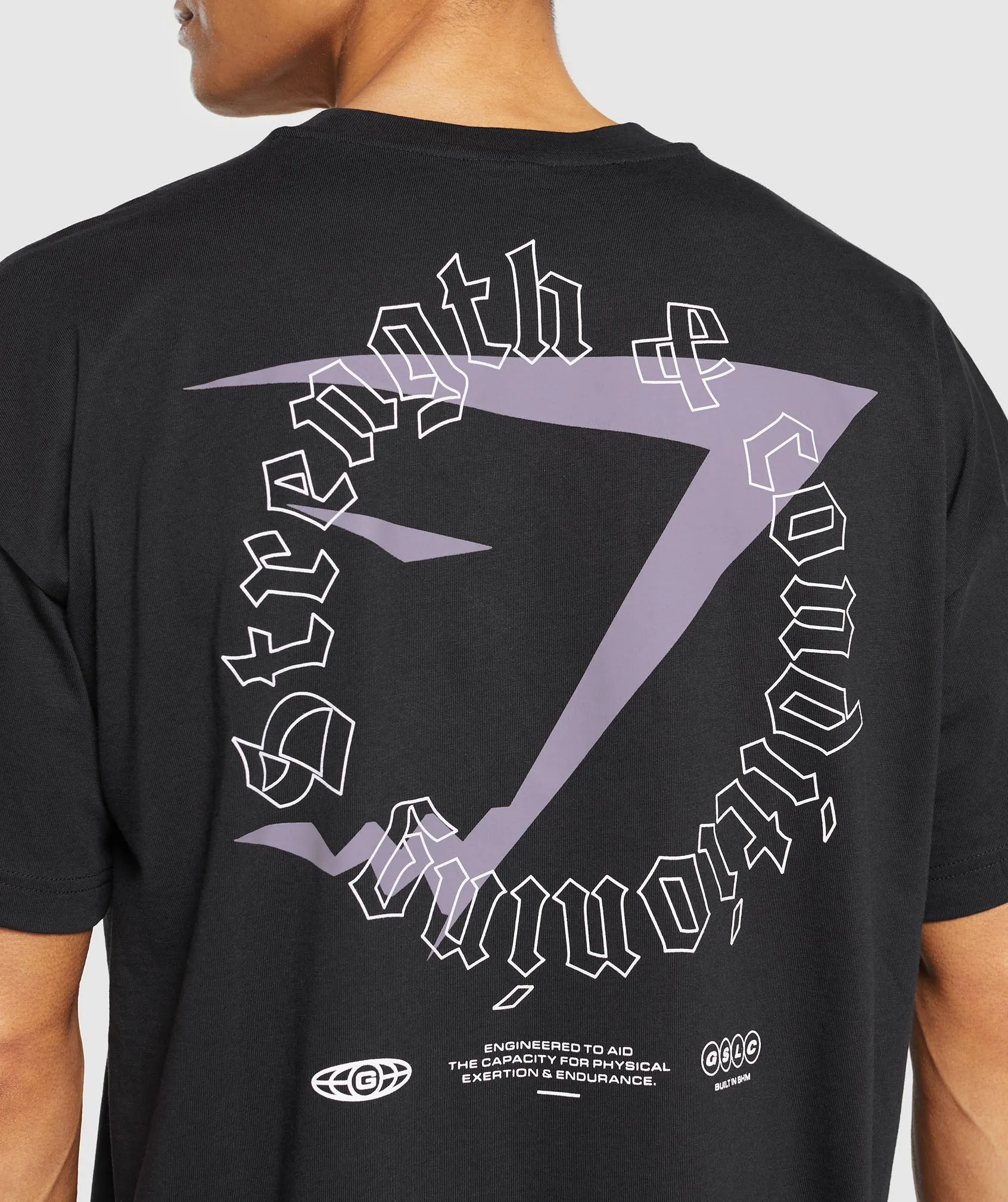 Gymshark Strength and Conditioning T-Shirt - Black sold by Gymshark product image thumbnail 5