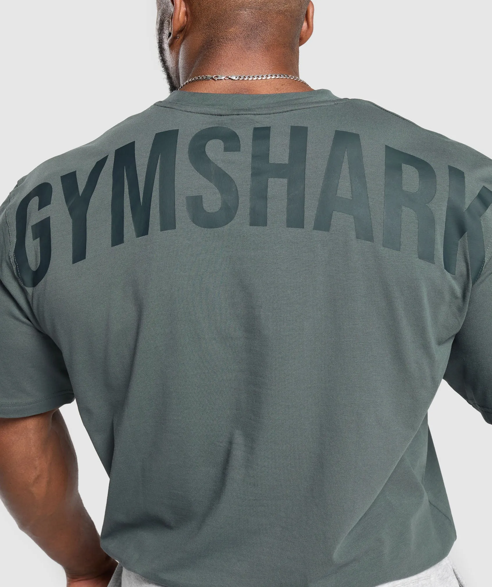 Gymshark Power T-Shirt - Slate Teal sold by Gymshark product image thumbnail 5