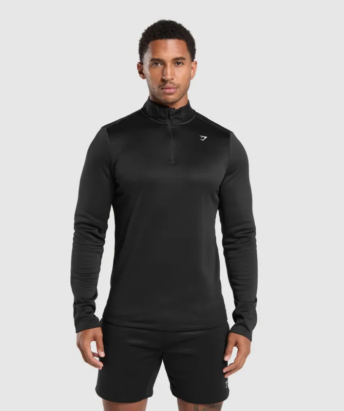 Gymshark Training 1/4 Zip - Black sold by Gymshark