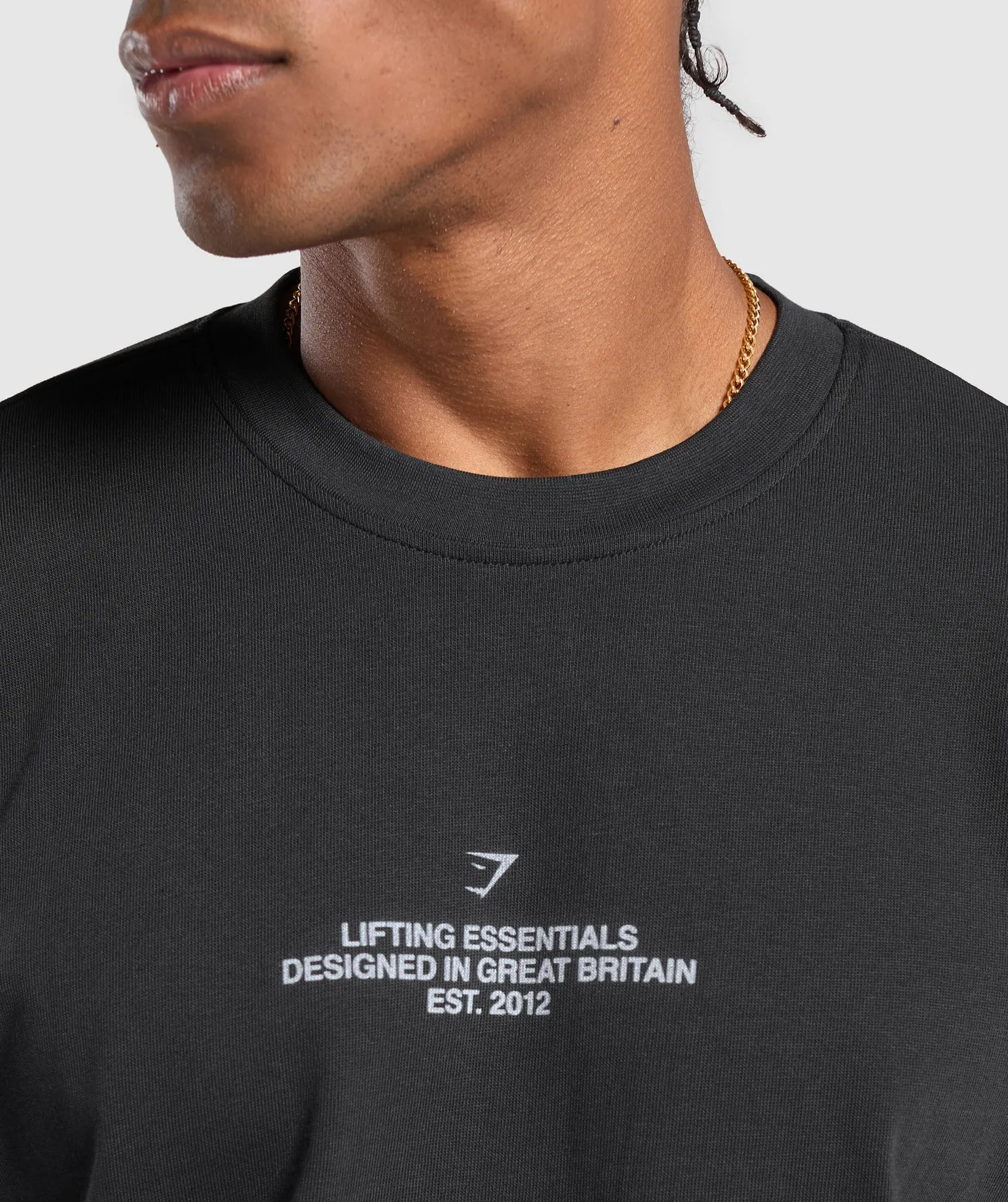 Gymshark Union Jack Lifting Club T-Shirt - Black sold by Gymshark product image thumbnail 5
