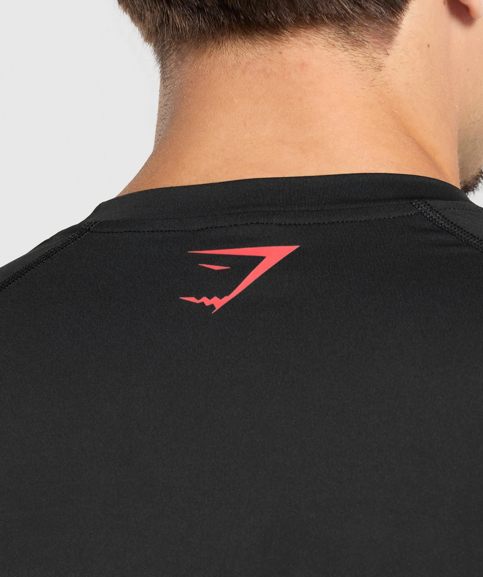 Gymshark Graphic Baselayer Long Sleeve T-Shirt - Black sold by Gymshark product image thumbnail 5