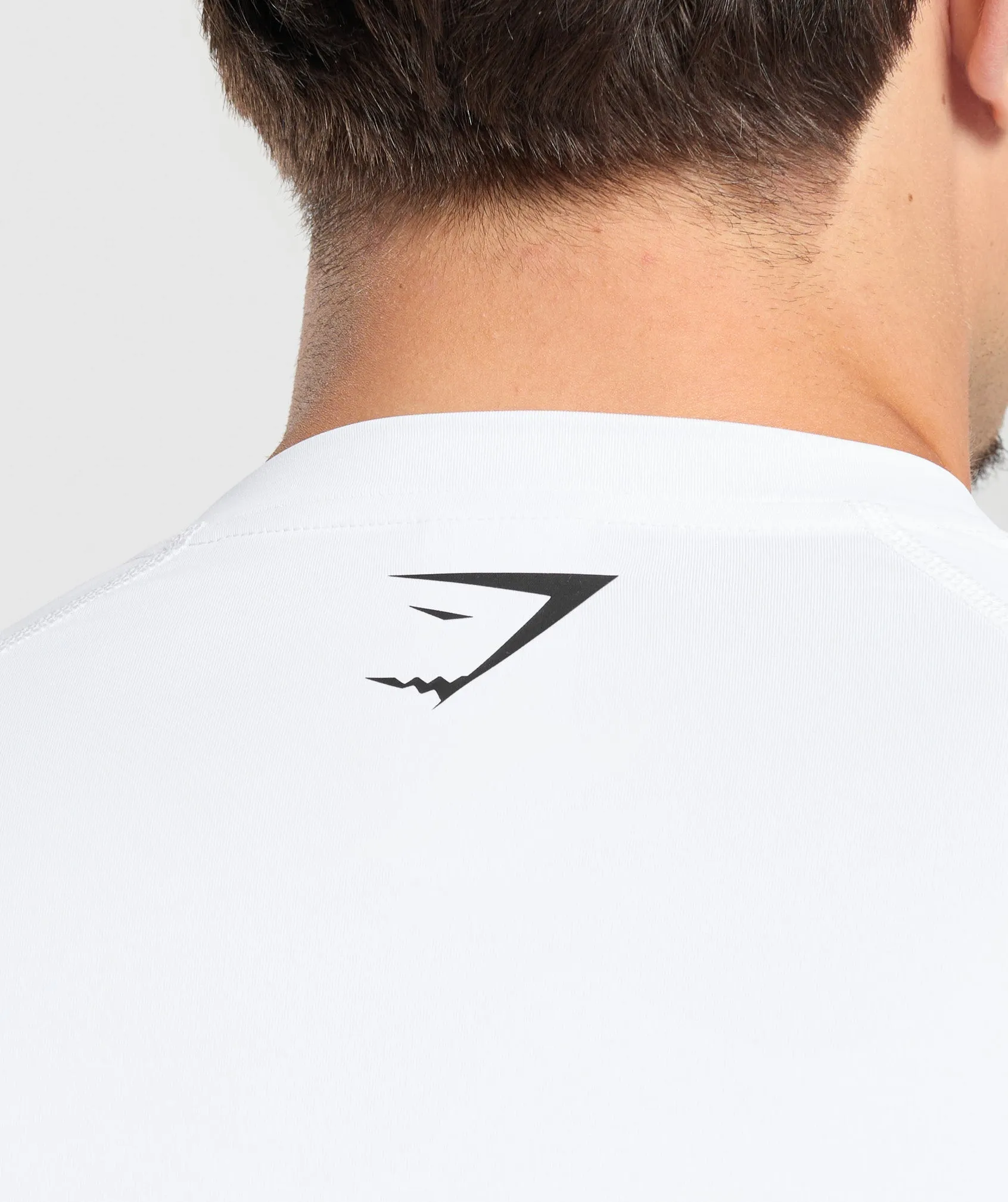 Gymshark Graphic Baselayer Long Sleeve T-Shirt - White sold by Gymshark product image thumbnail 5