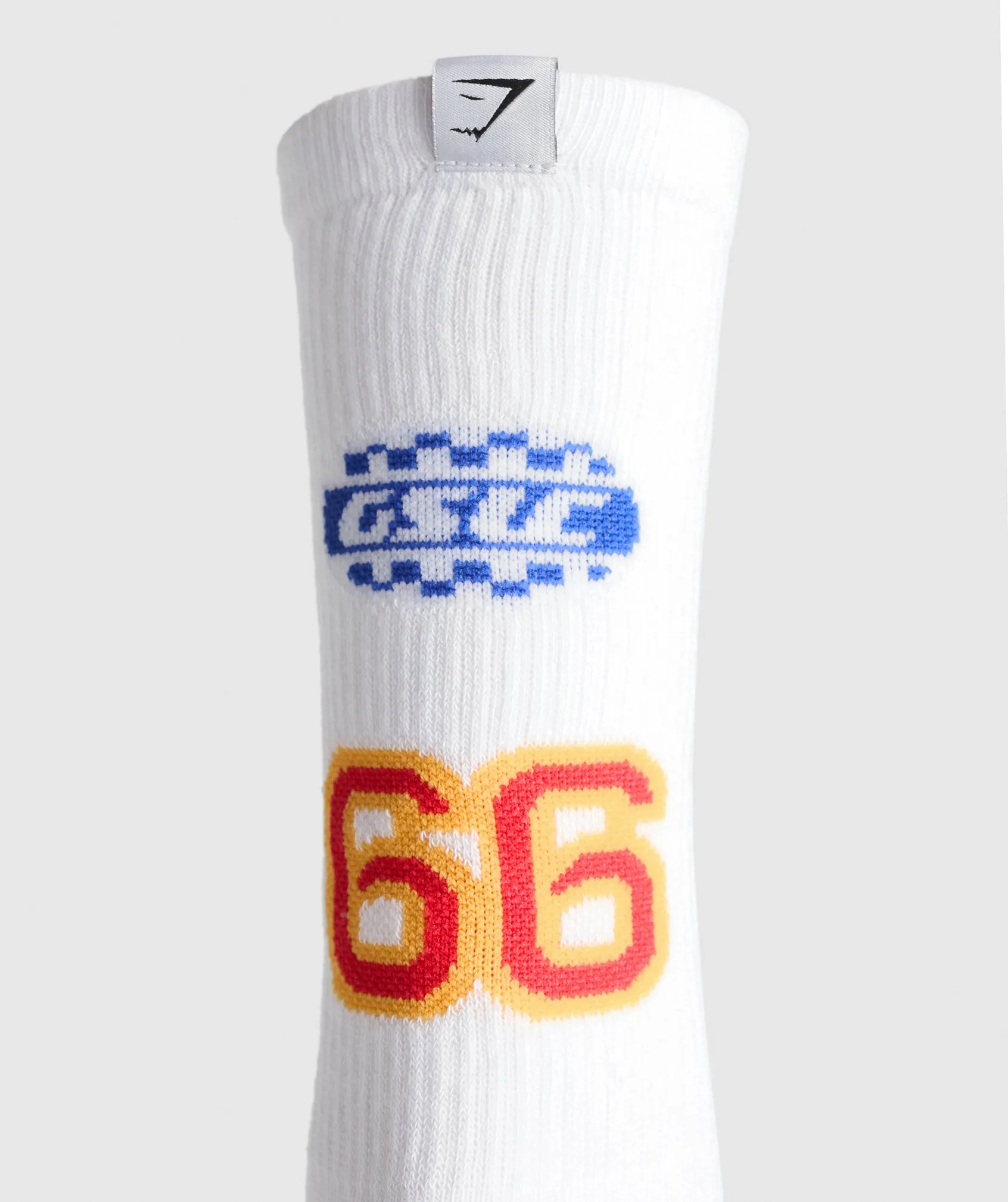 Gymshark Graphic Track Crew Single - White sold by Gymshark product image thumbnail 3