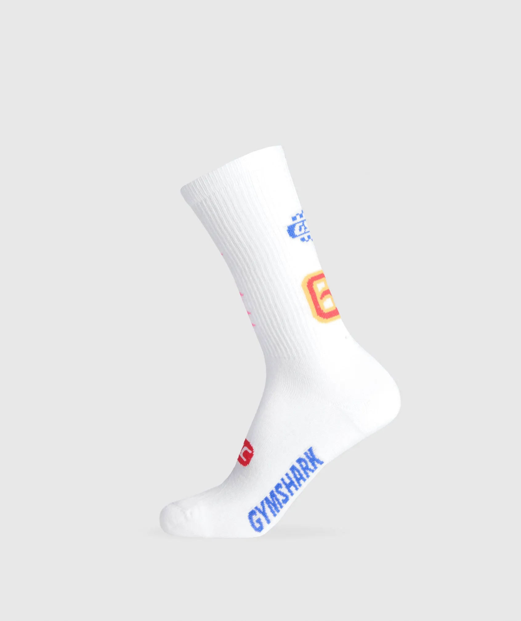 Gymshark Graphic Track Crew Single - White sold by Gymshark