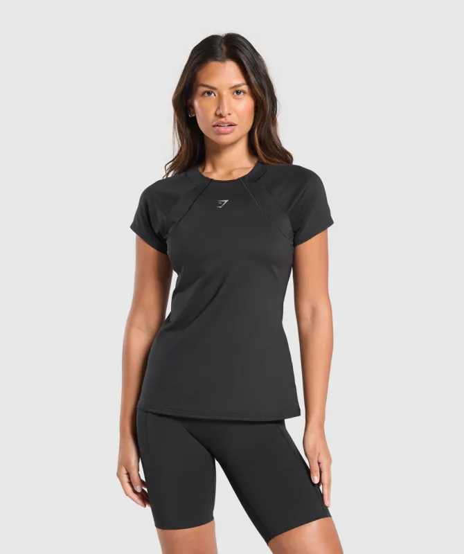 Gymshark Running Top - Black sold by Gymshark