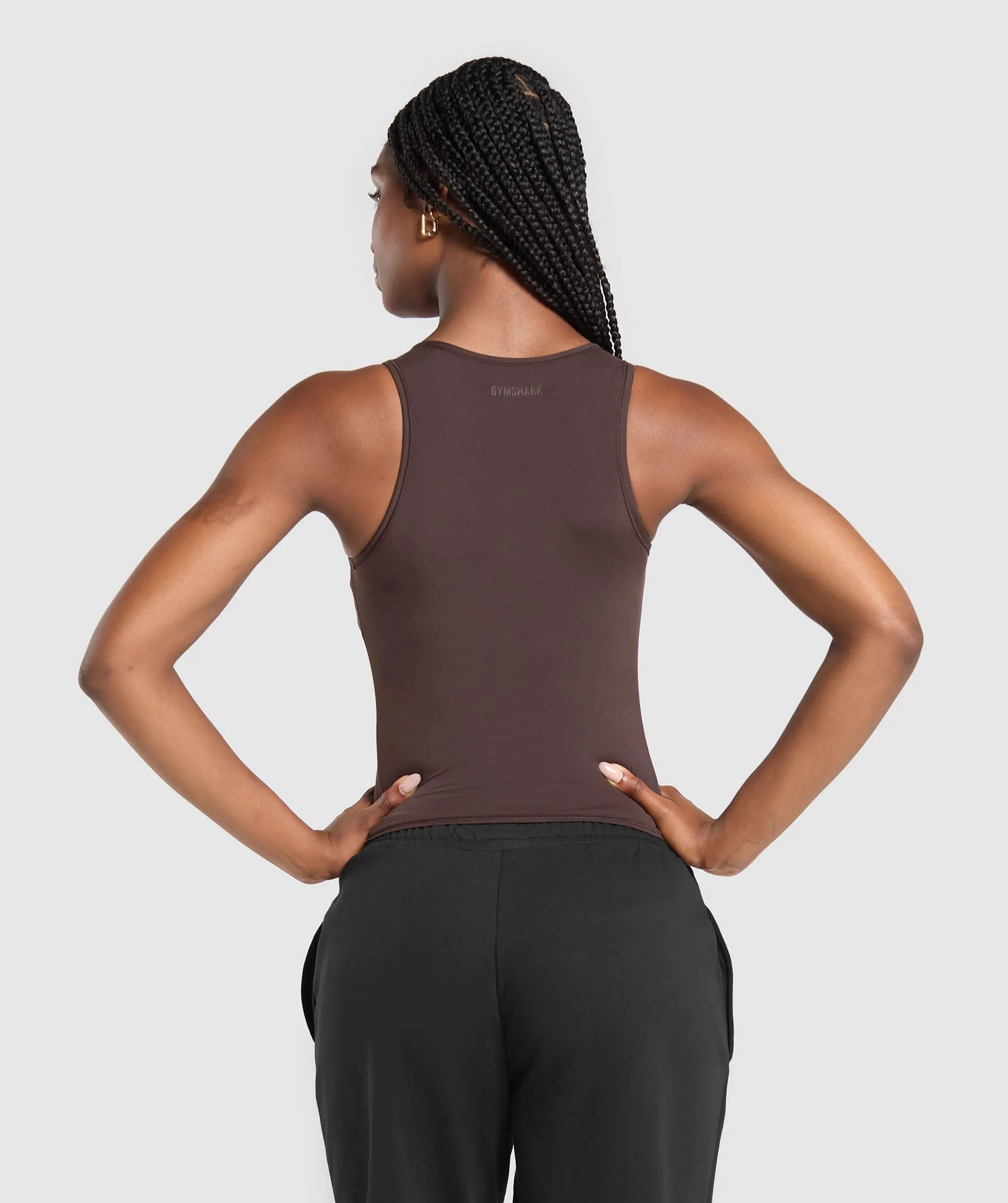 Gymshark Rest Day Shelf Tank - Heritage Brown sold by Gymshark product image thumbnail 2
