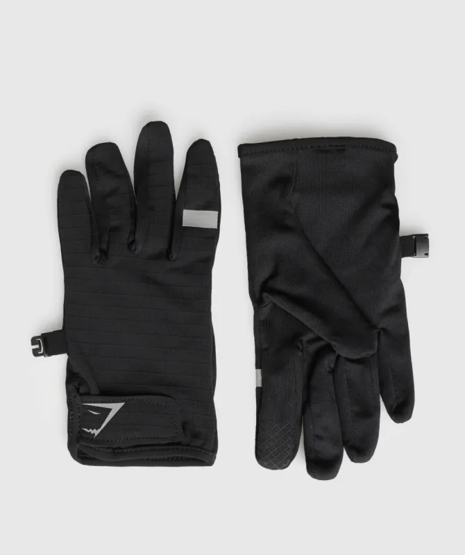 Gymshark Running Glove - Black sold by Gymshark