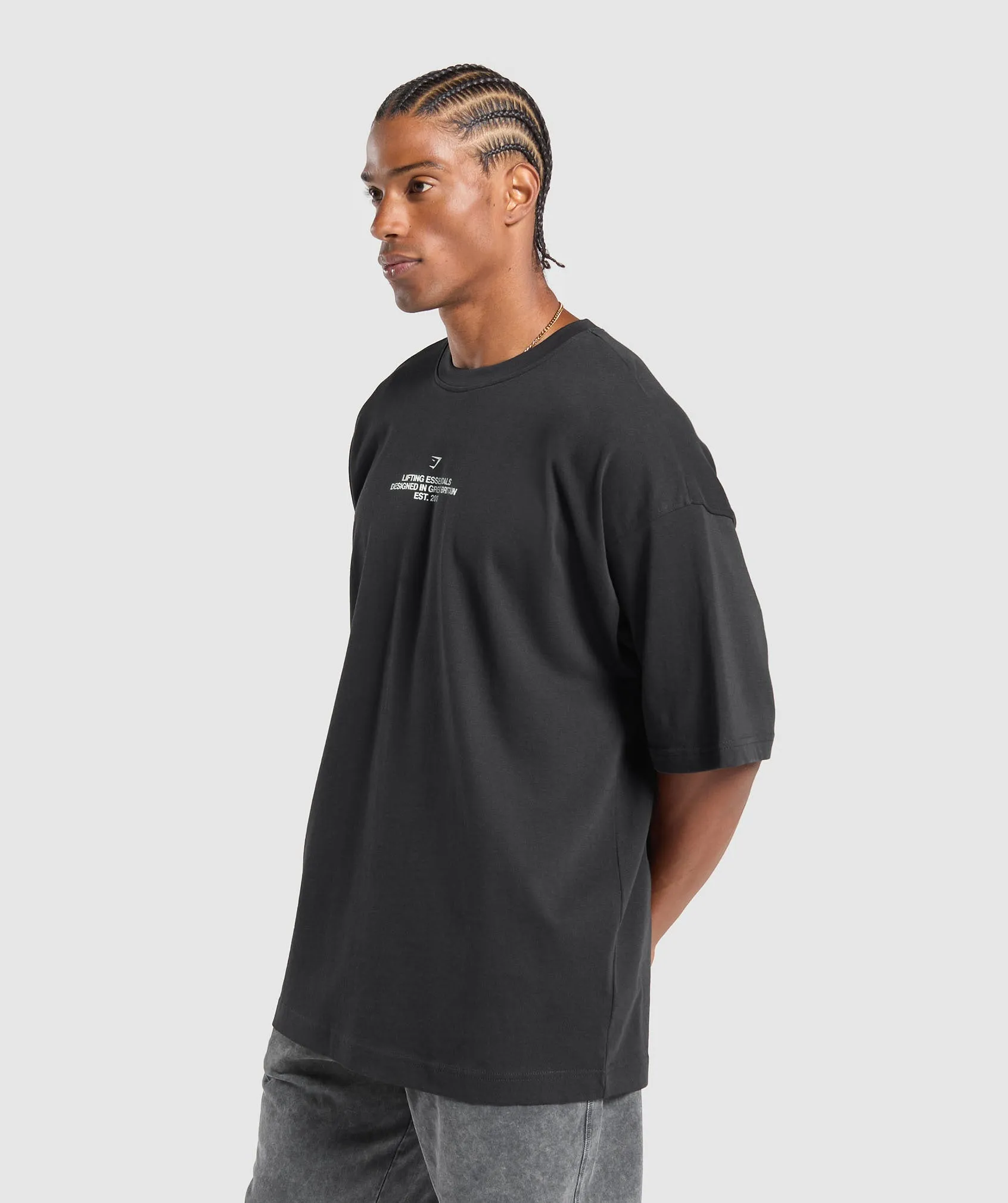 Gymshark Tyre Graphic T-Shirt - Black sold by Gymshark product image thumbnail 3
