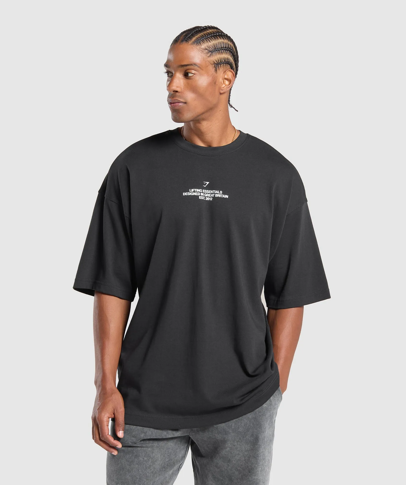 Gymshark Tyre Graphic T-Shirt - Black sold by Gymshark product image thumbnail 2
