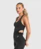 Gymshark Ruched Side Shelf Tank - Black sold by Gymshark