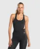 Gymshark Ruched Side Shelf Tank - Black sold by Gymshark