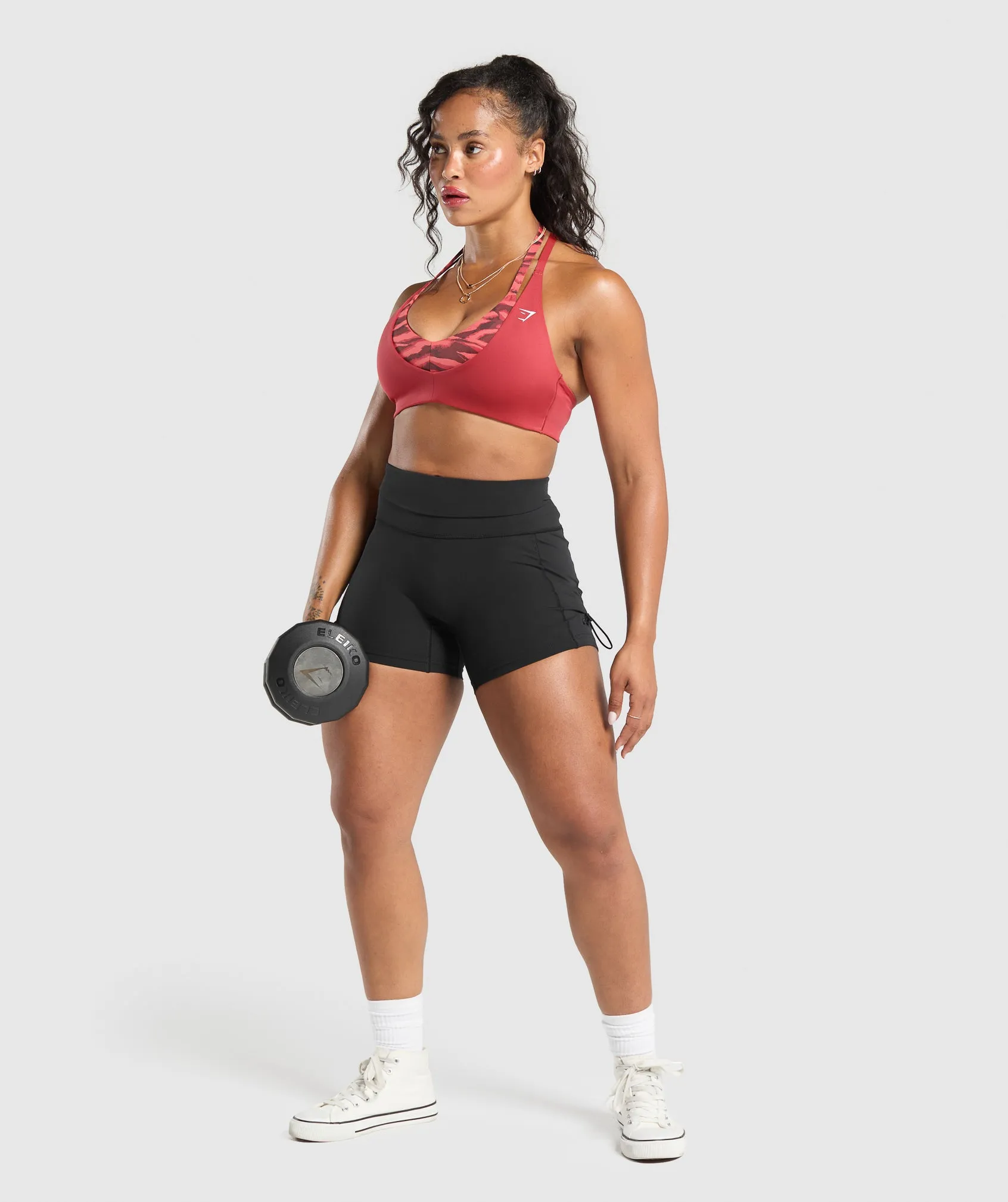 Gymshark Power x T Back Sports Bra - Varsity Pink sold by Gymshark product image thumbnail 4