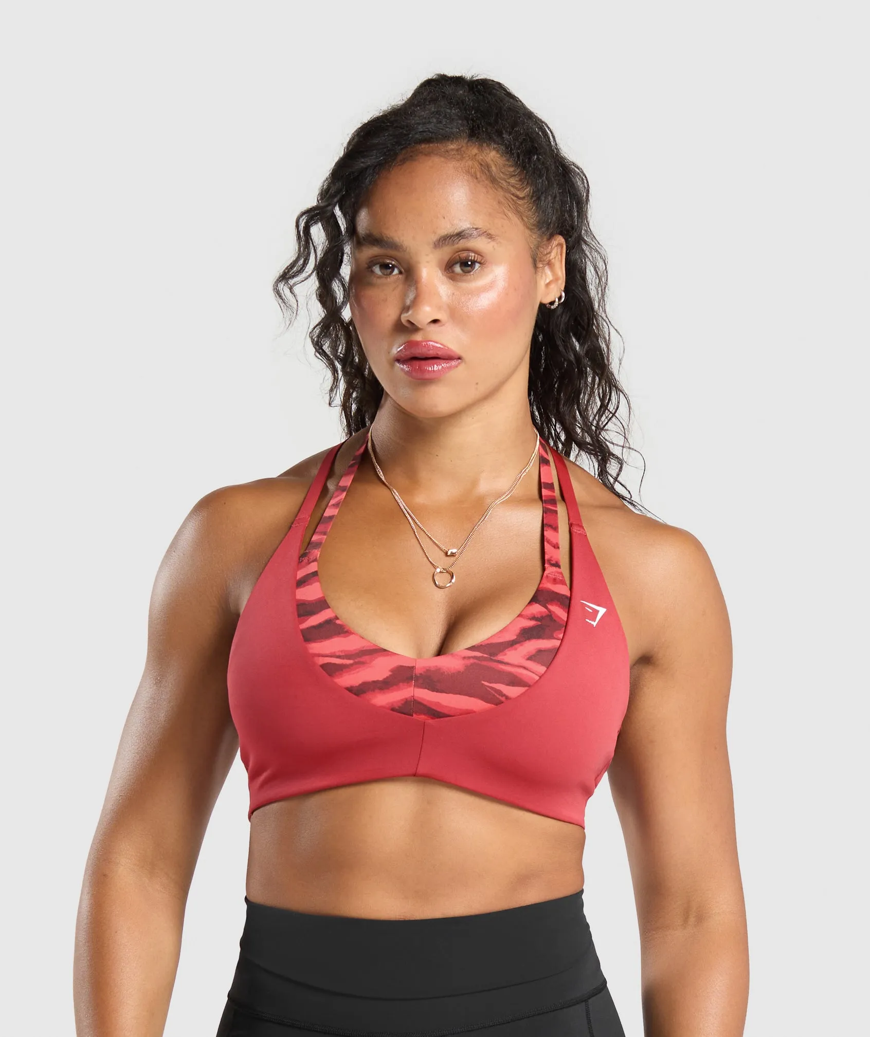 Gymshark Power x T Back Sports Bra - Varsity Pink sold by Gymshark