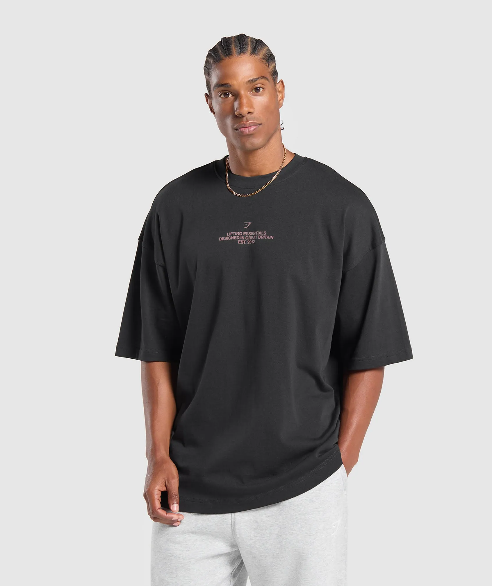 Gymshark Gymshark Lifting Club Graphic T-Shirt - Black sold by Gymshark product image thumbnail 2