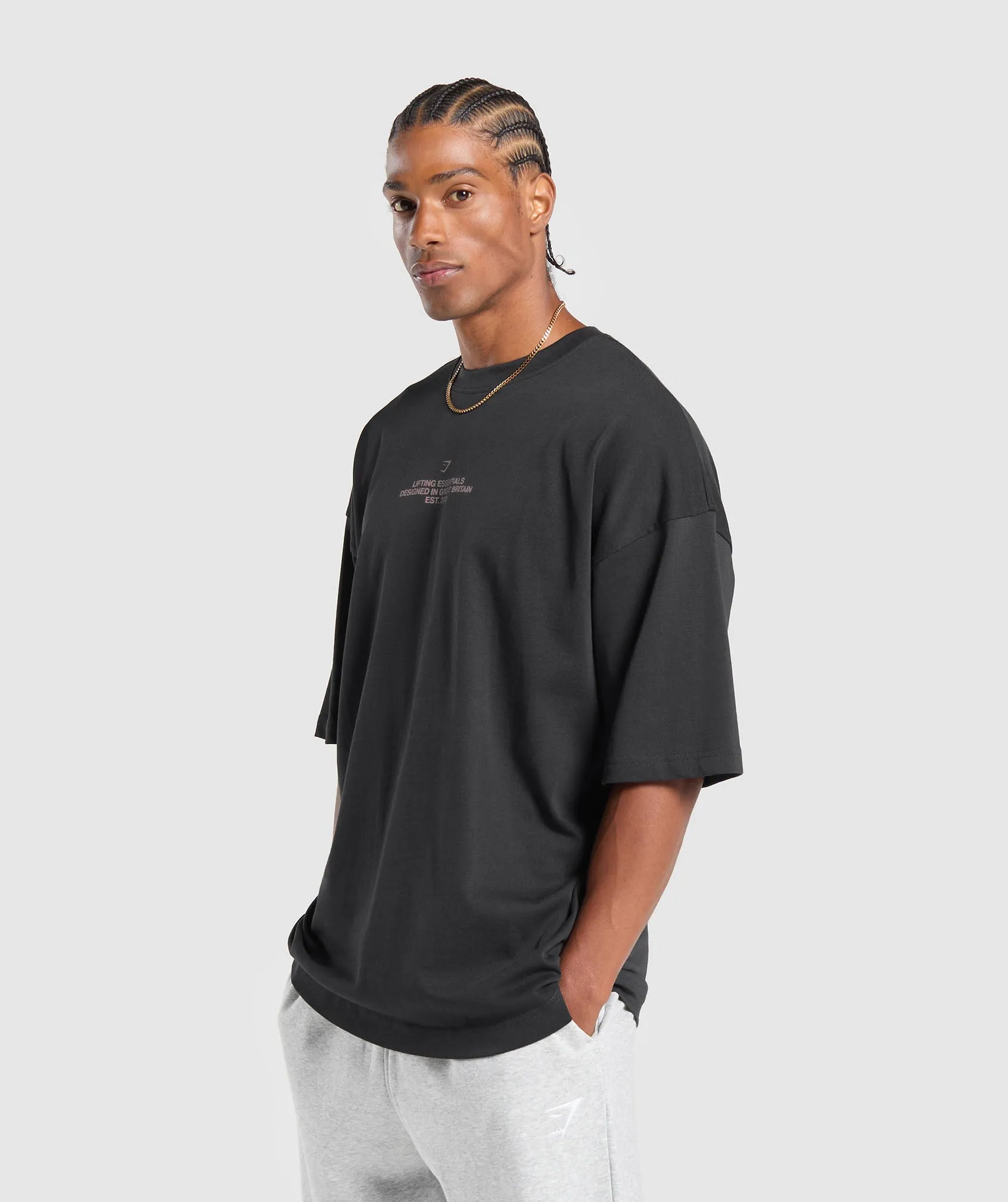 Gymshark Gymshark Lifting Club Graphic T-Shirt - Black sold by Gymshark product image thumbnail 3