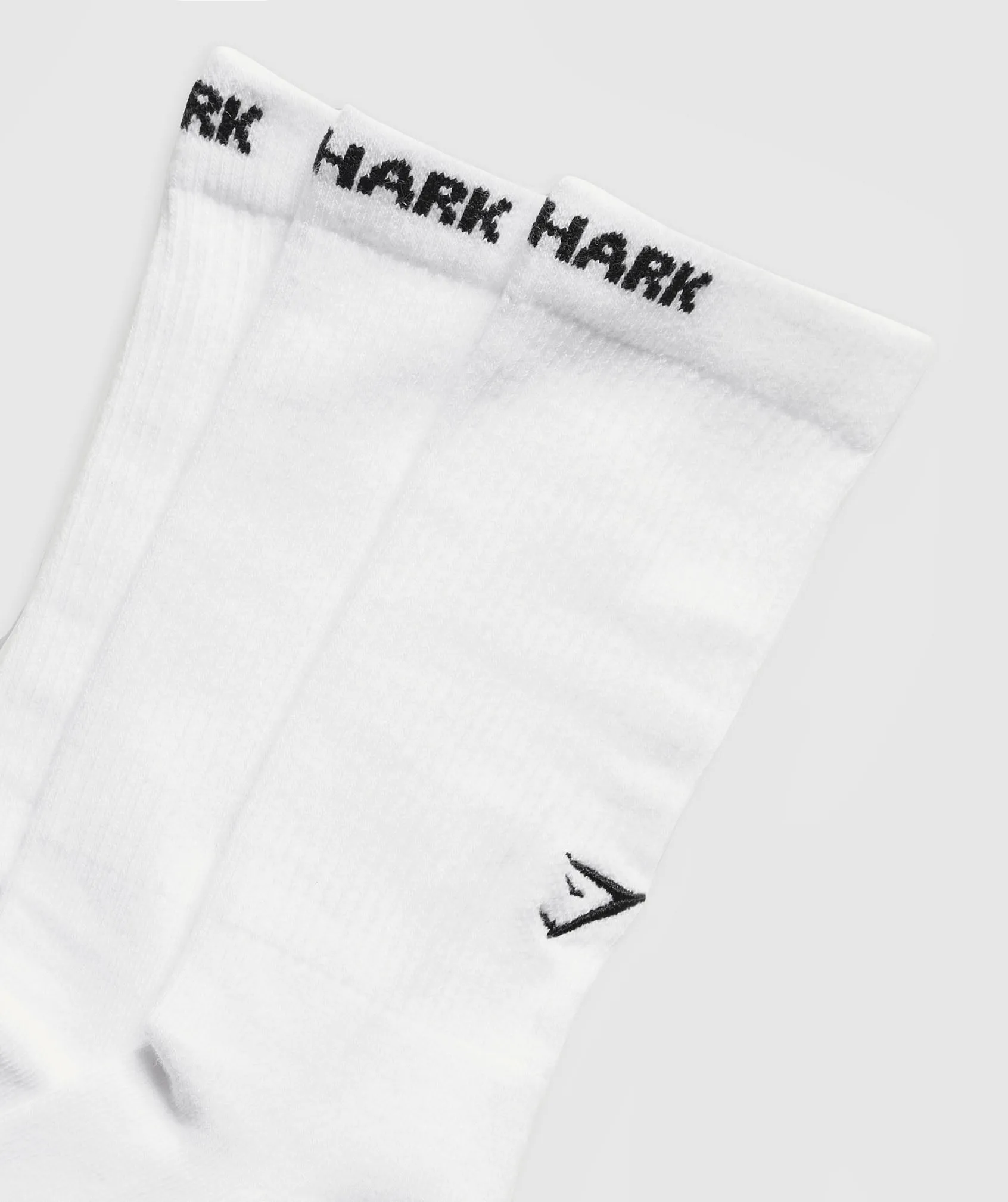 Gymshark Wordmark Crew 3pk - White sold by Gymshark product image thumbnail 2