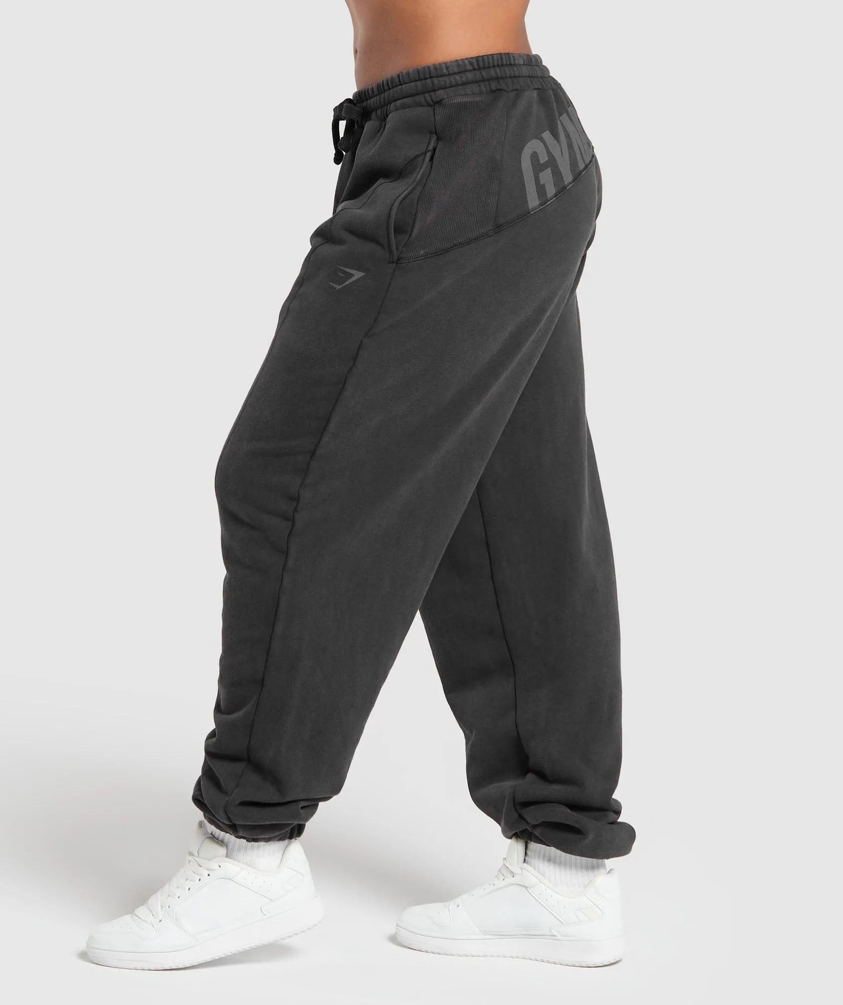Gymshark Power Washed Joggers - Black sold by Gymshark product image thumbnail 3