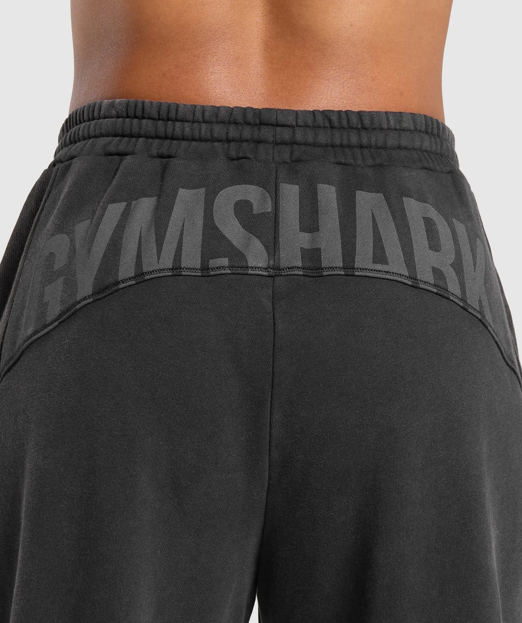 Gymshark Power Washed Joggers - Black sold by Gymshark product image thumbnail 4