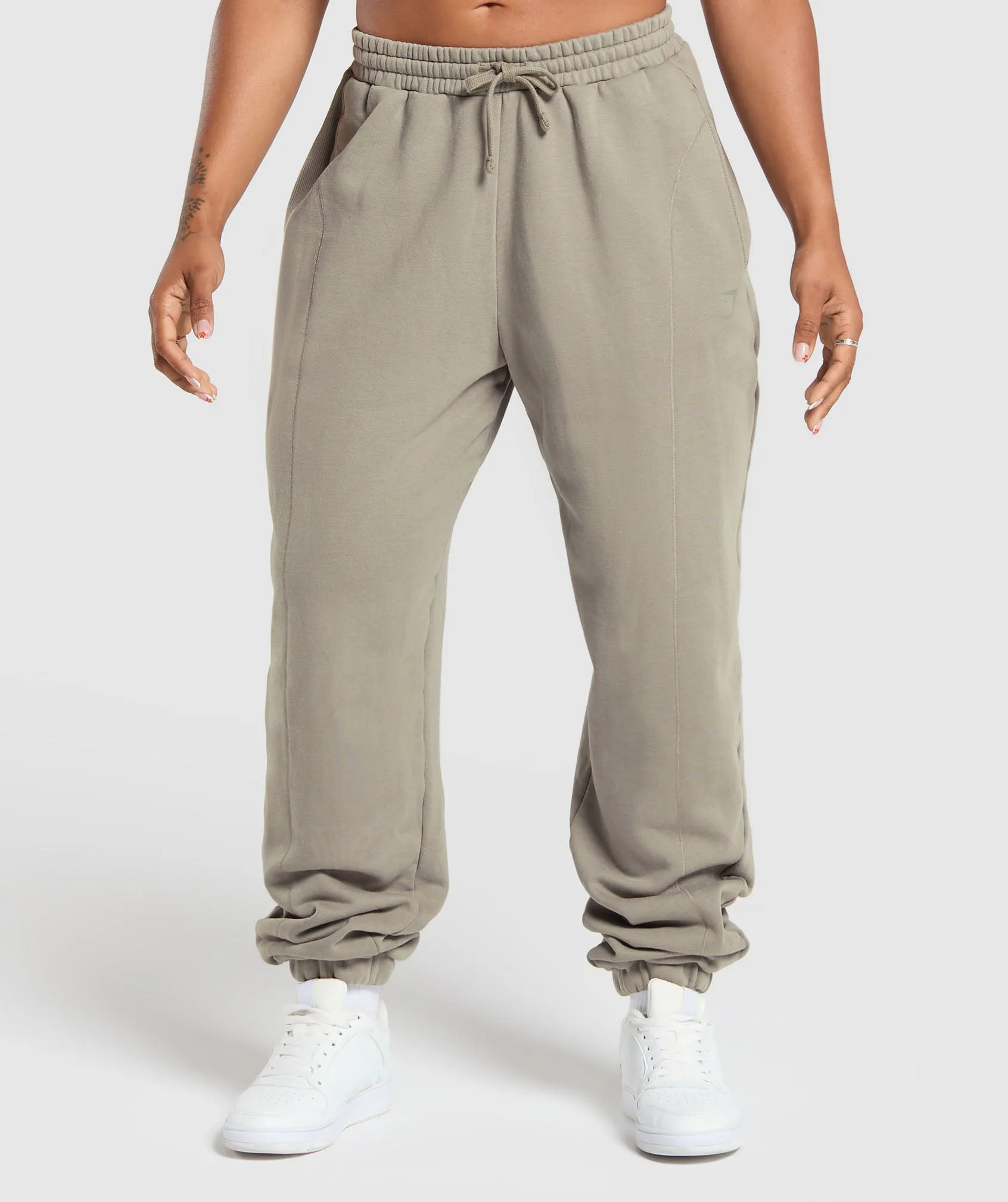 Gymshark Power Washed Joggers - Linen Brown sold by Gymshark product image thumbnail 2
