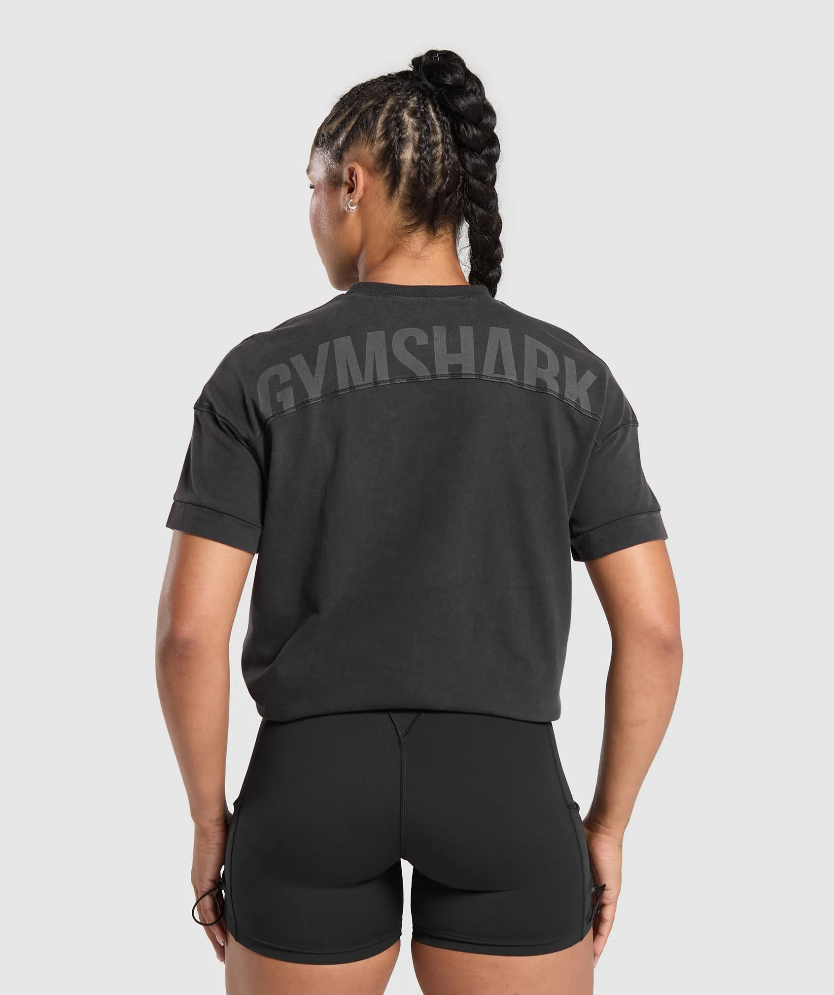 Gymshark Power T-Shirt - Black sold by Gymshark