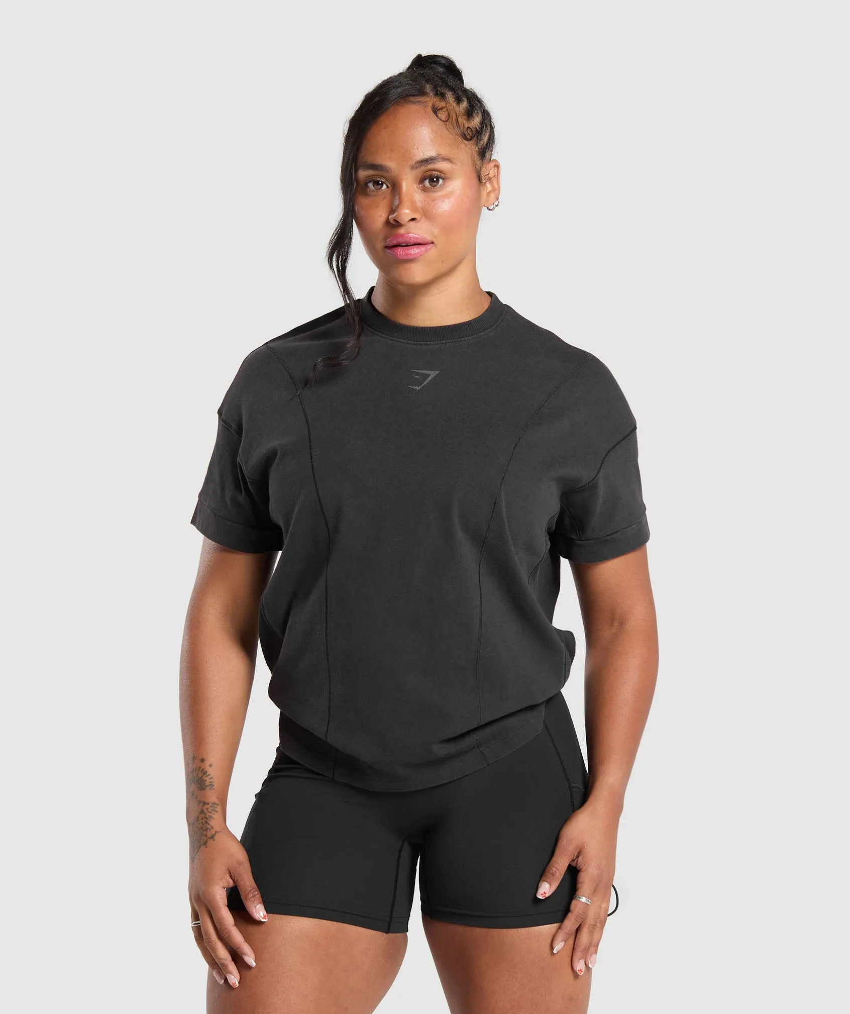 Gymshark Power T-Shirt - Black sold by Gymshark product image thumbnail 2