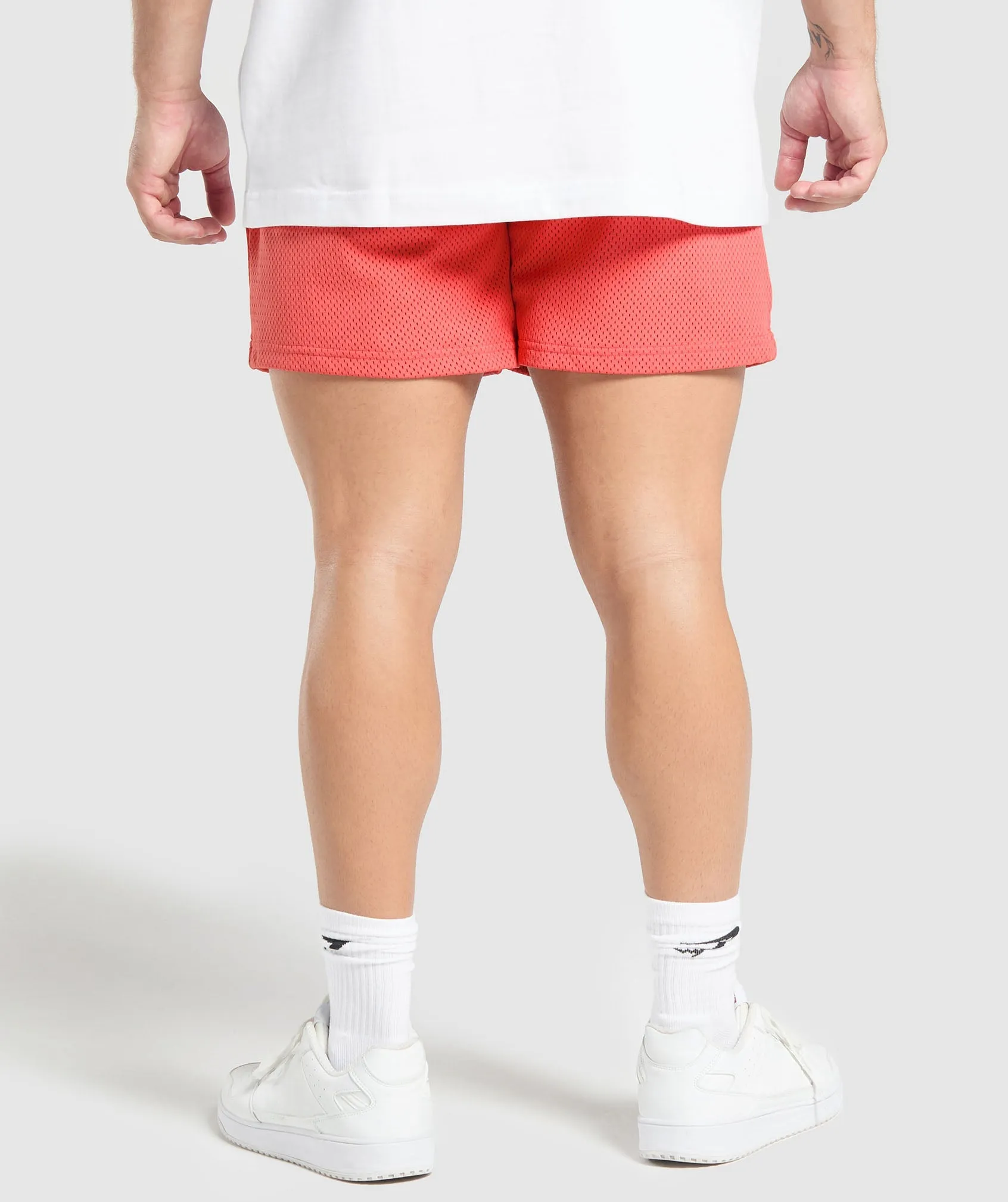 Gymshark Lifting Mesh 5" Shorts - Tropical Pink sold by Gymshark product image thumbnail 2