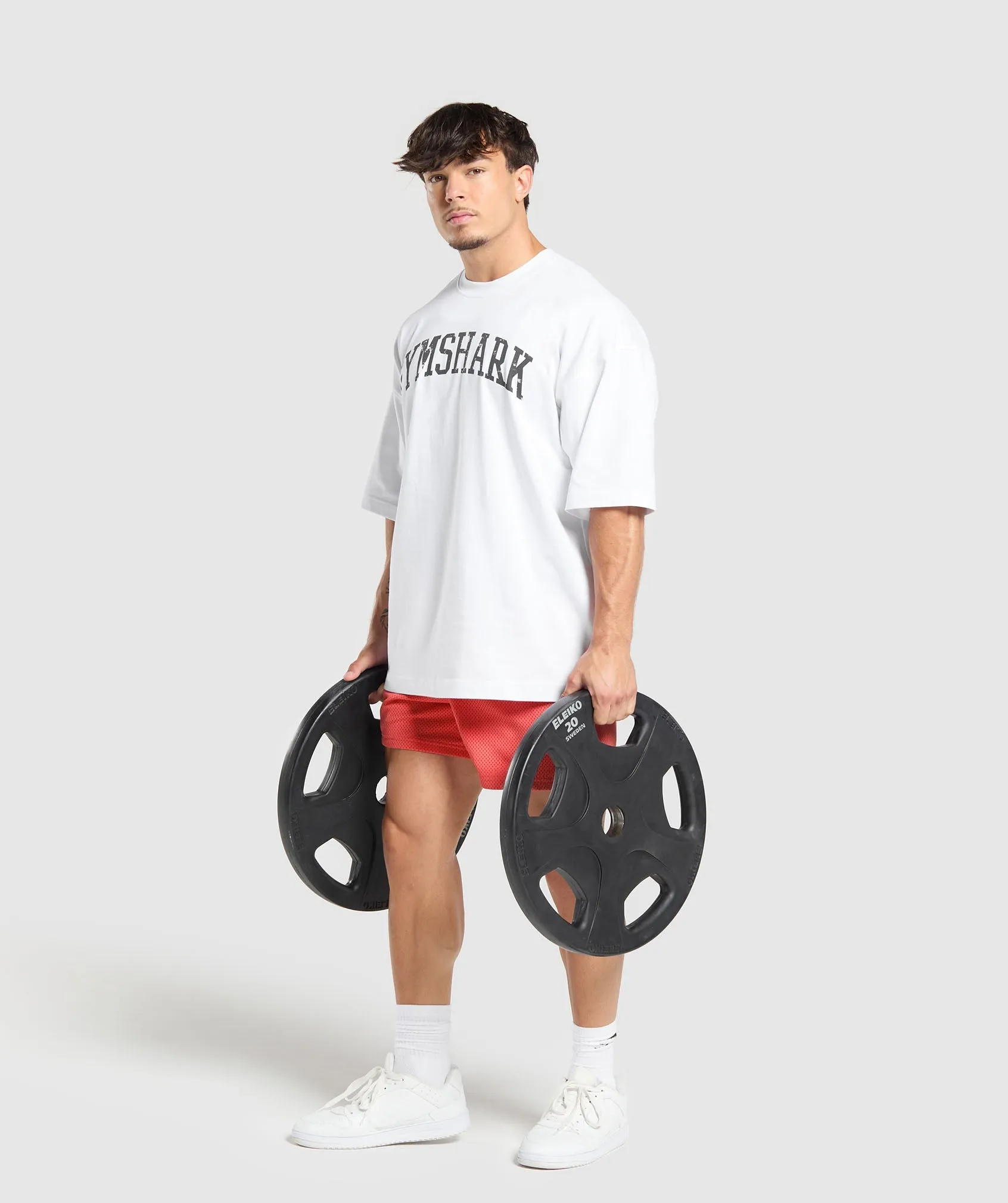 Gymshark Lifting Mesh 5" Shorts - Tropical Pink sold by Gymshark product image thumbnail 4