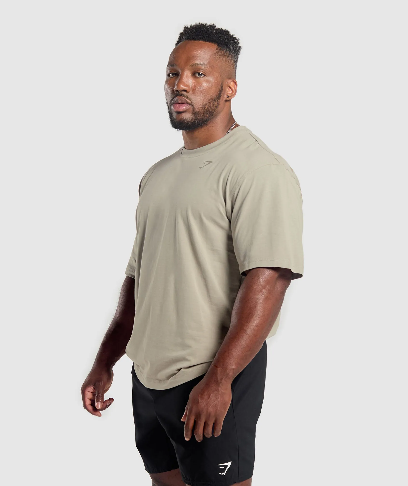 Gymshark Power T-Shirt - Ecru Brown sold by Gymshark product image thumbnail 3