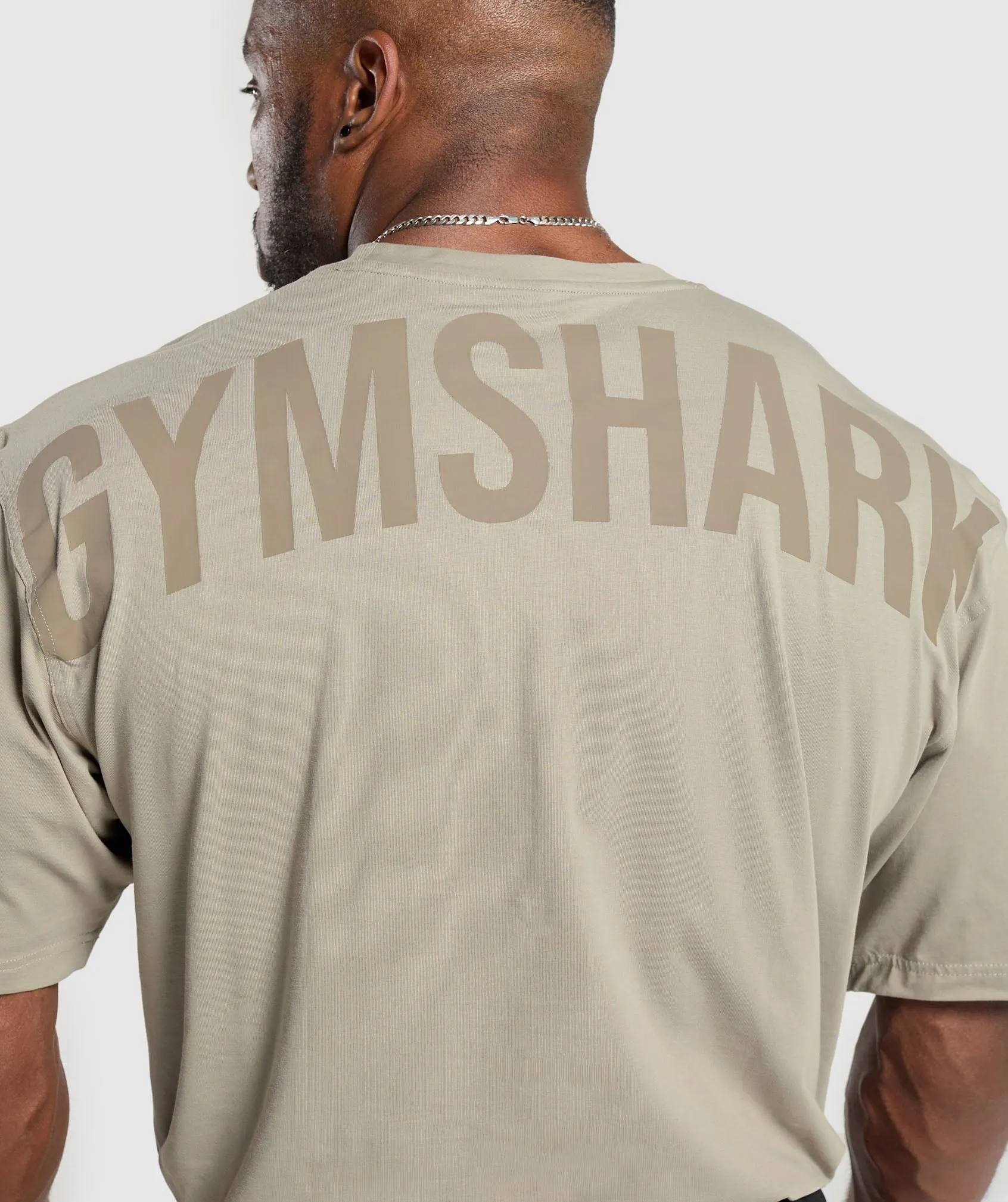 Gymshark Power T-Shirt - Ecru Brown sold by Gymshark product image thumbnail 5
