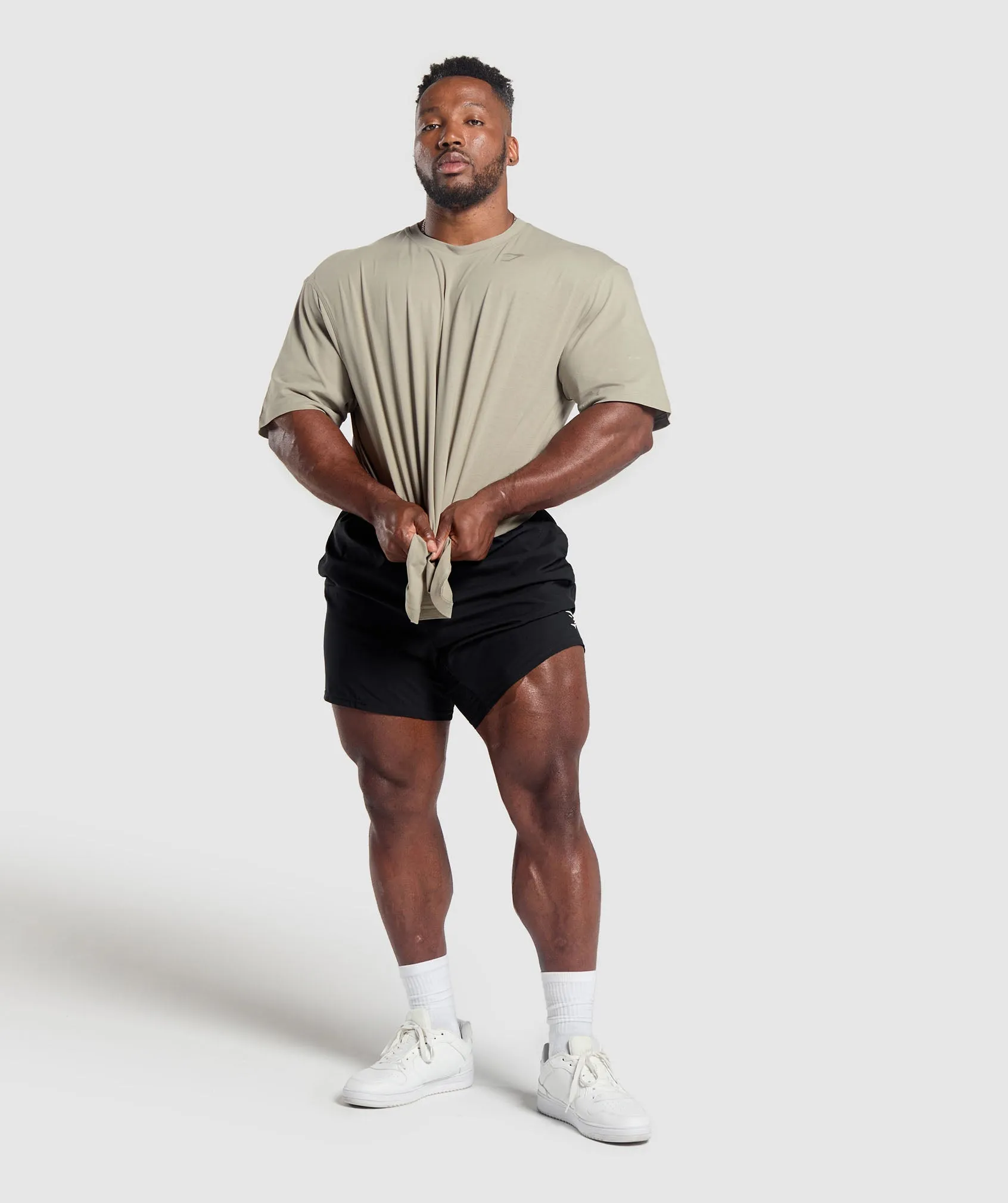 Gymshark Power T-Shirt - Ecru Brown sold by Gymshark product image thumbnail 4