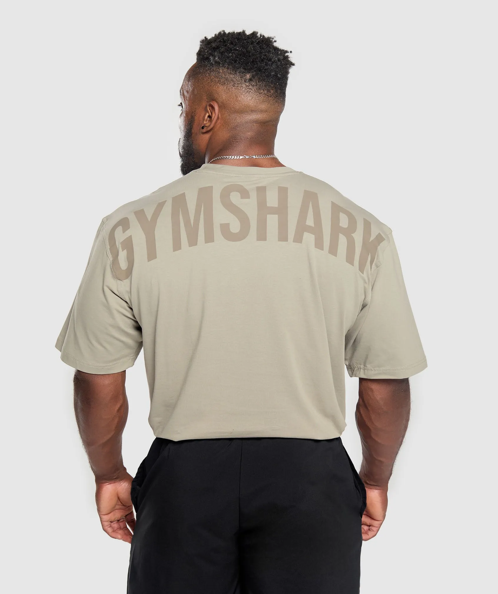 Gymshark Power T-Shirt - Ecru Brown sold by Gymshark