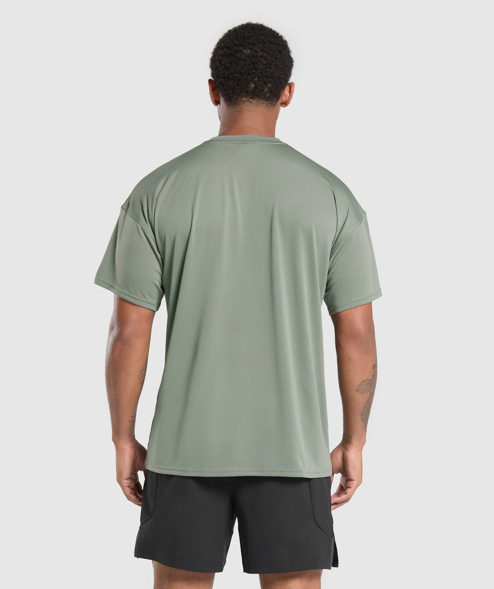 Gymshark Oversized Performance T-Shirt - Unit Green sold by Gymshark product image thumbnail 2