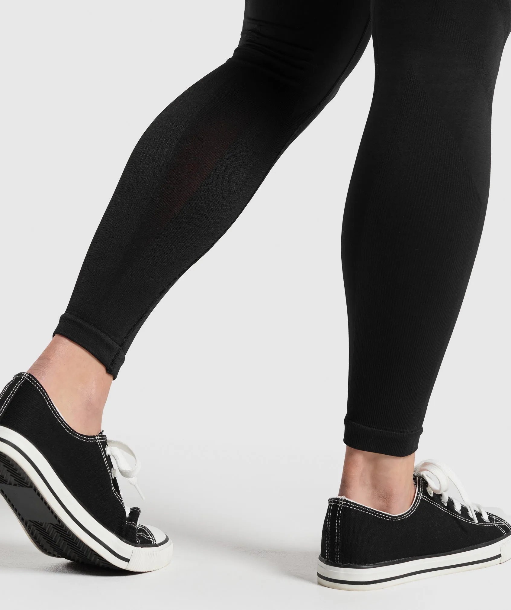 Gymshark Apex Lift Seamless Leggings - Black/Reps Red sold by Gymshark product image thumbnail 4