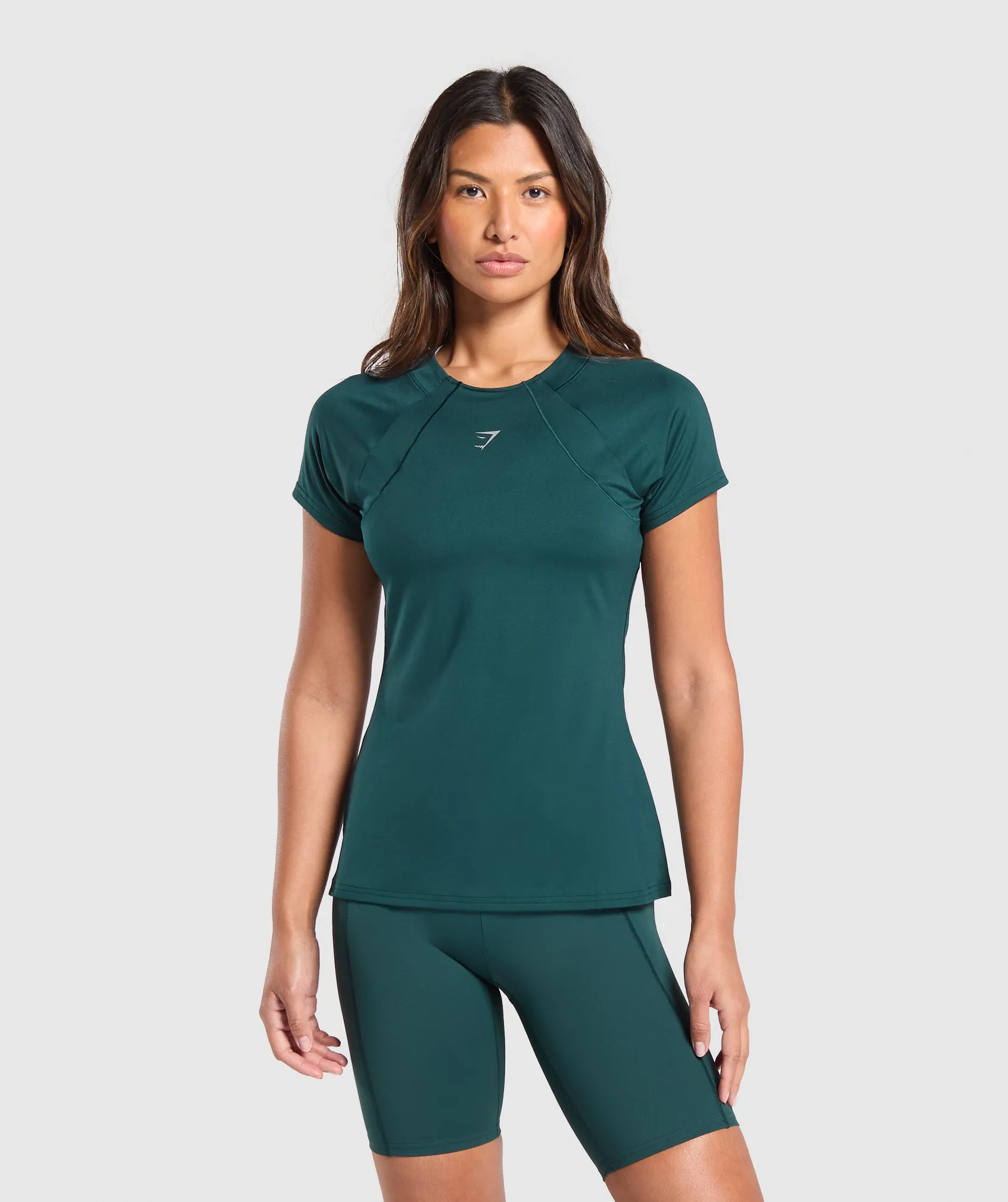 Gymshark Running Top - Strong Teal sold by Gymshark