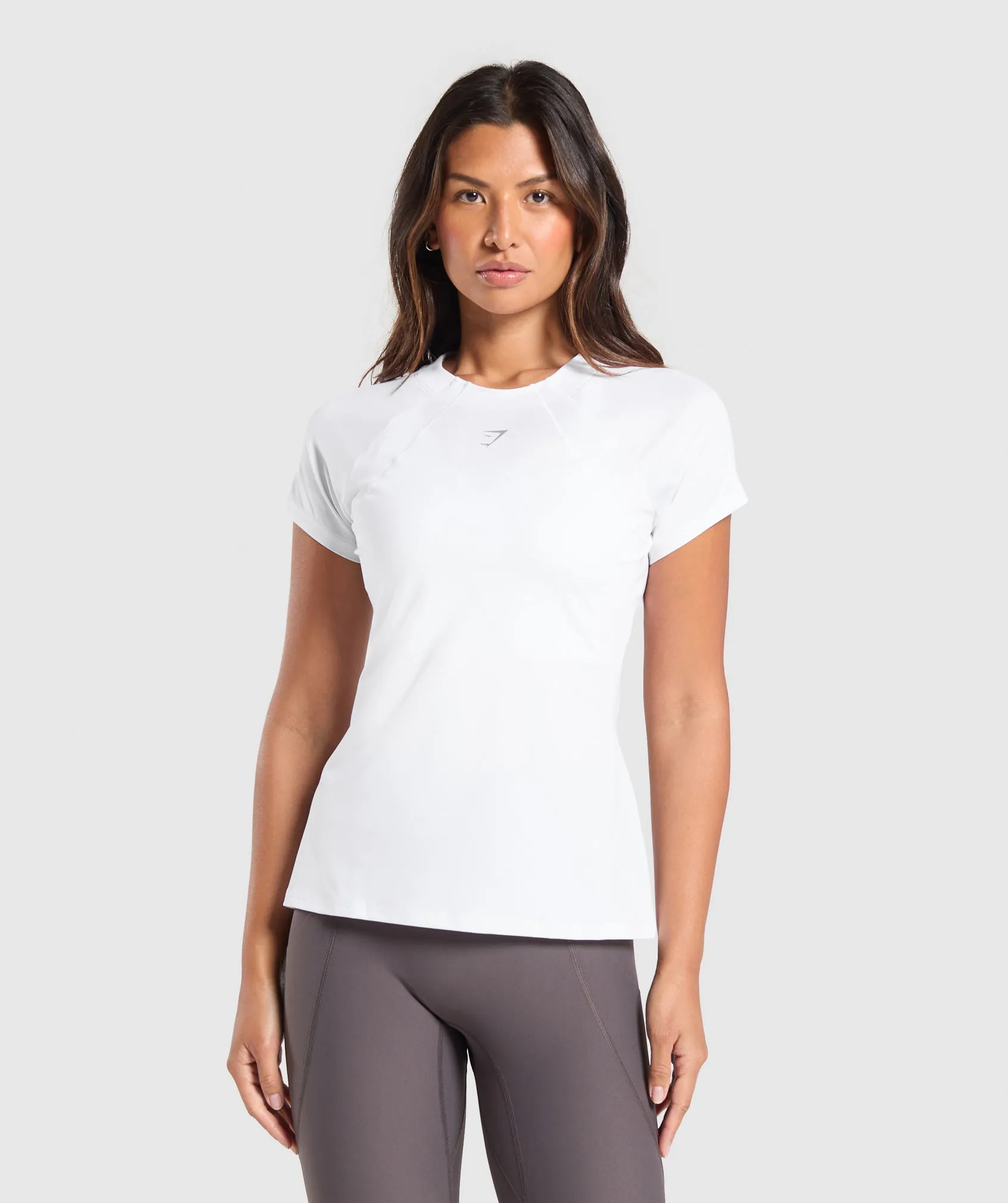 Gymshark Running Top - White sold by Gymshark