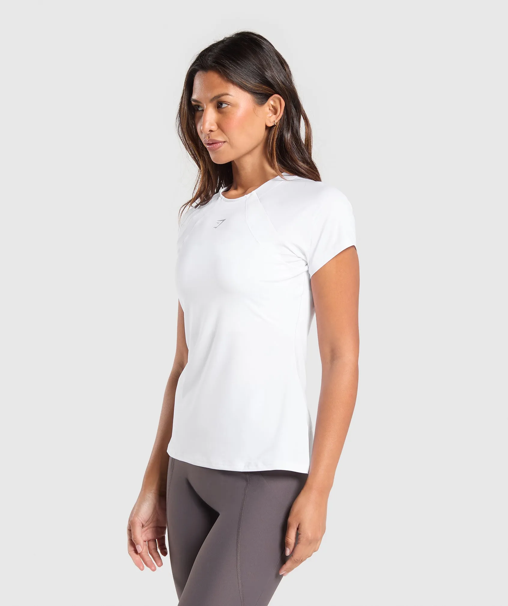 Gymshark Running Top - White sold by Gymshark product image thumbnail 3