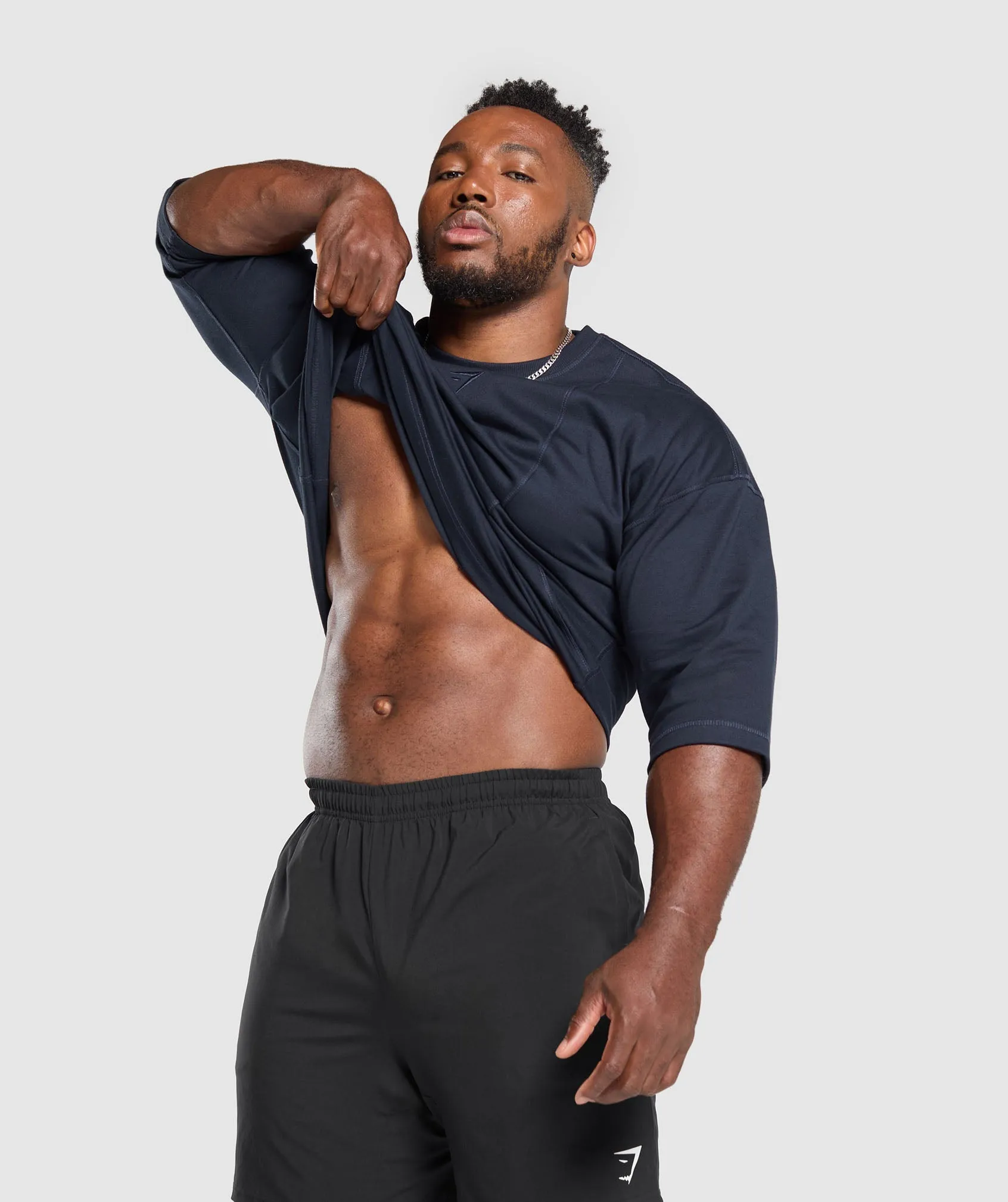 Gymshark Premium Lifting T-Shirt - Heavy Blue sold by Gymshark product image thumbnail 5