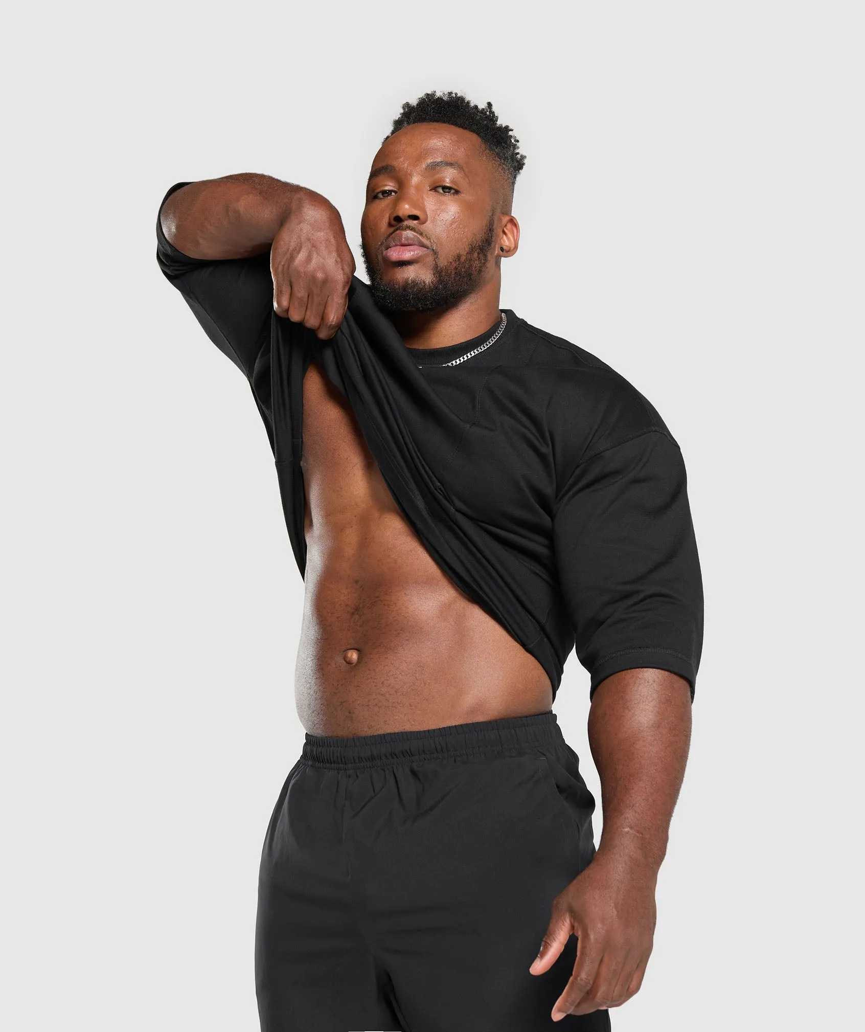 Gymshark Premium Lifting T-Shirt - Black sold by Gymshark product image thumbnail 5