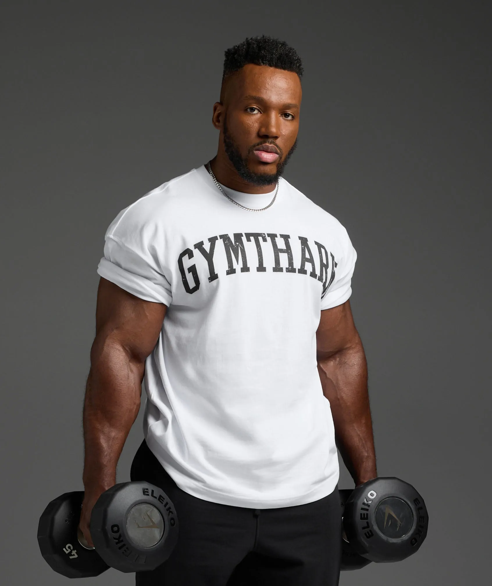 Gymshark CBUM Graphic T-Shirt - White sold by Gymshark product image thumbnail 2