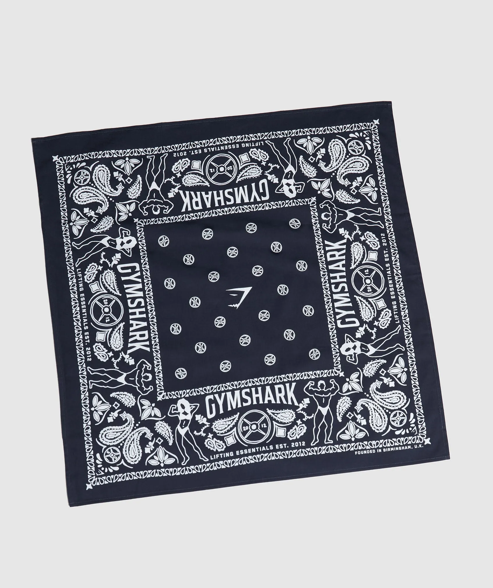 Gymshark Bandana - Heavy Blue/White sold by Gymshark product image thumbnail 2
