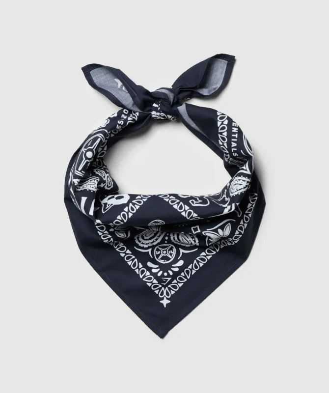 Gymshark Bandana - Heavy Blue/White sold by Gymshark