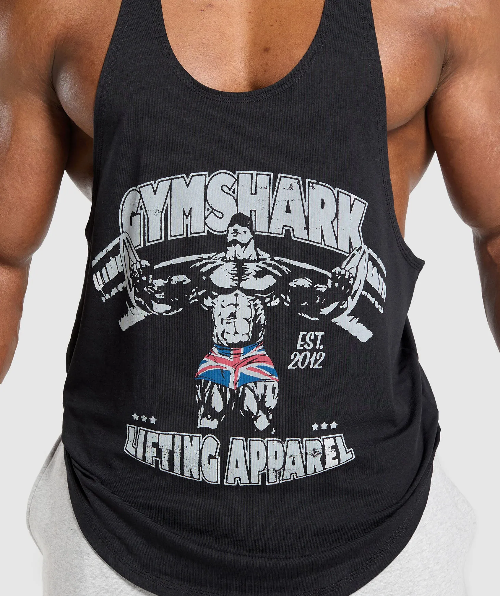 Gymshark Lifting Apparel Stringer - Black sold by Gymshark product image thumbnail 5