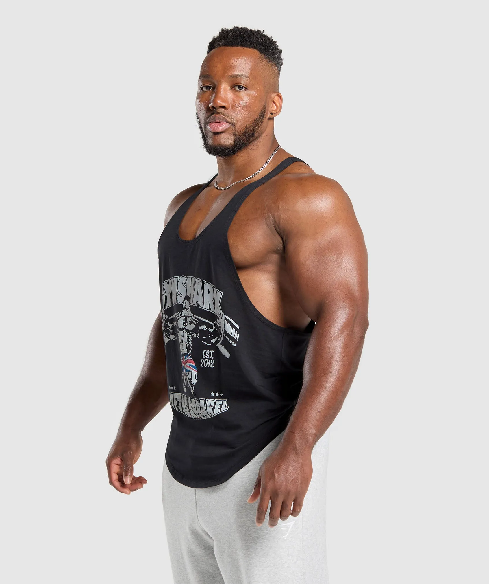 Gymshark Lifting Apparel Stringer - Black sold by Gymshark product image thumbnail 3