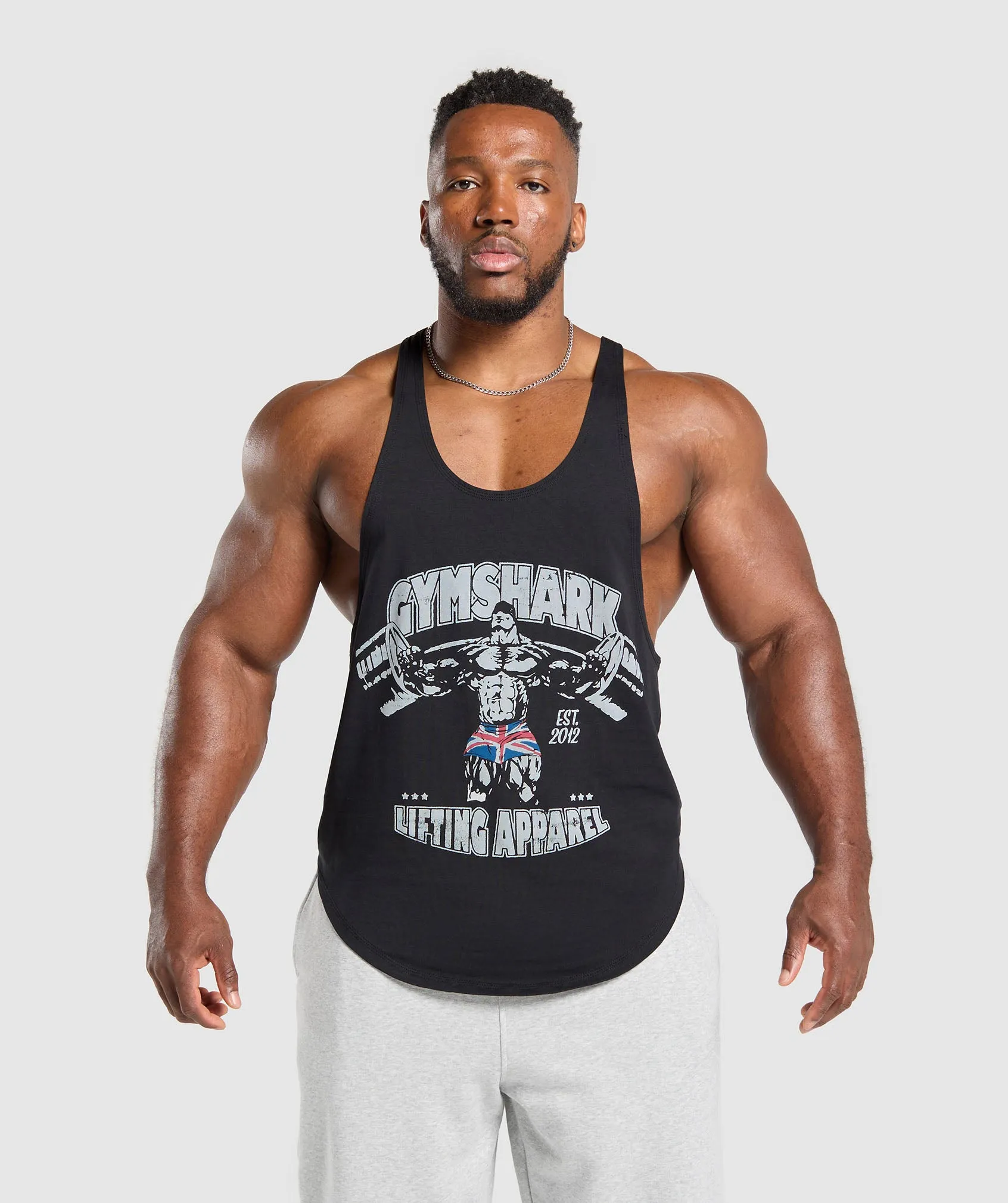 Gymshark Lifting Apparel Stringer - Black sold by Gymshark