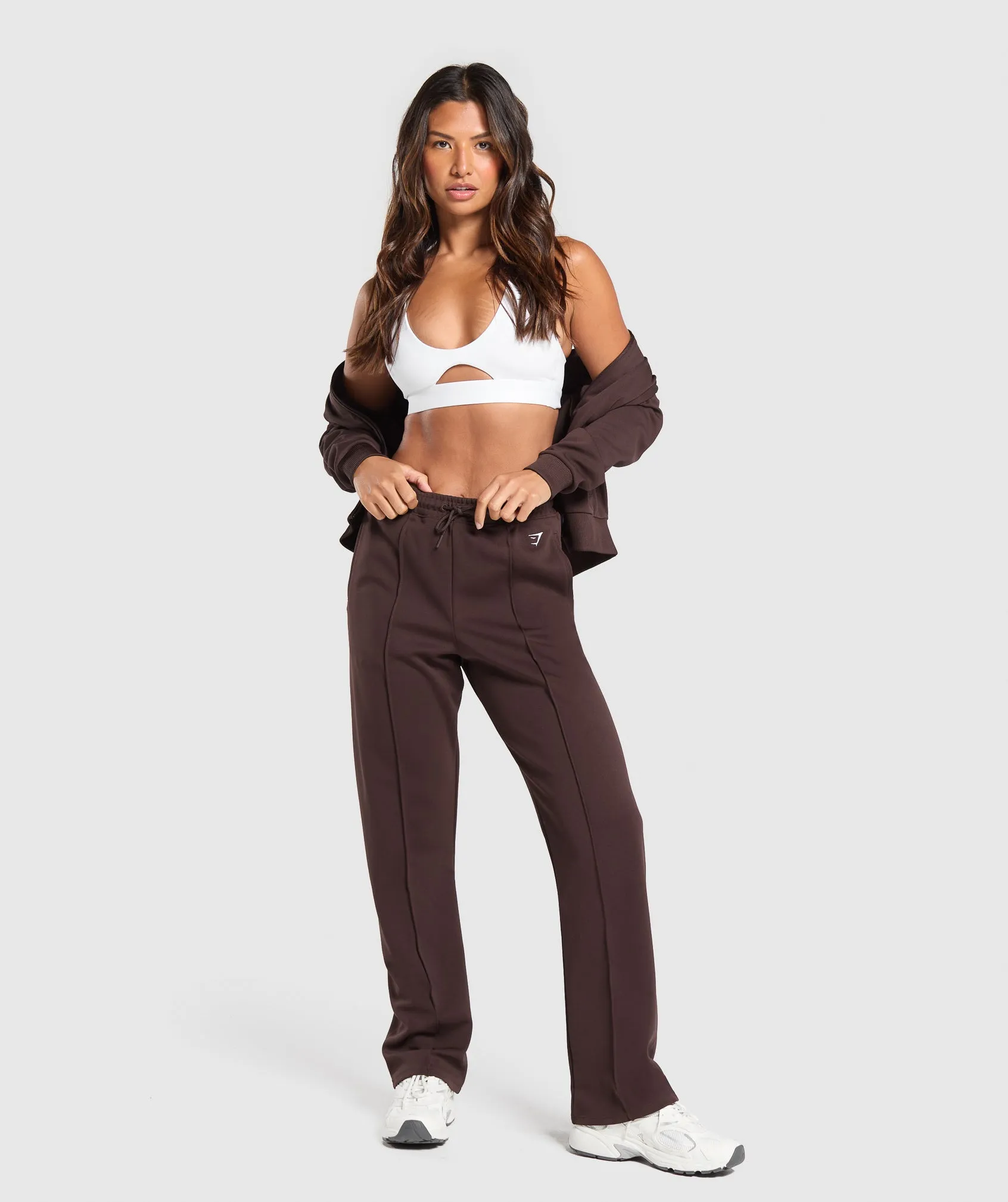 Gymshark Tricot Joggers - Heritage Brown sold by Gymshark product image thumbnail 4