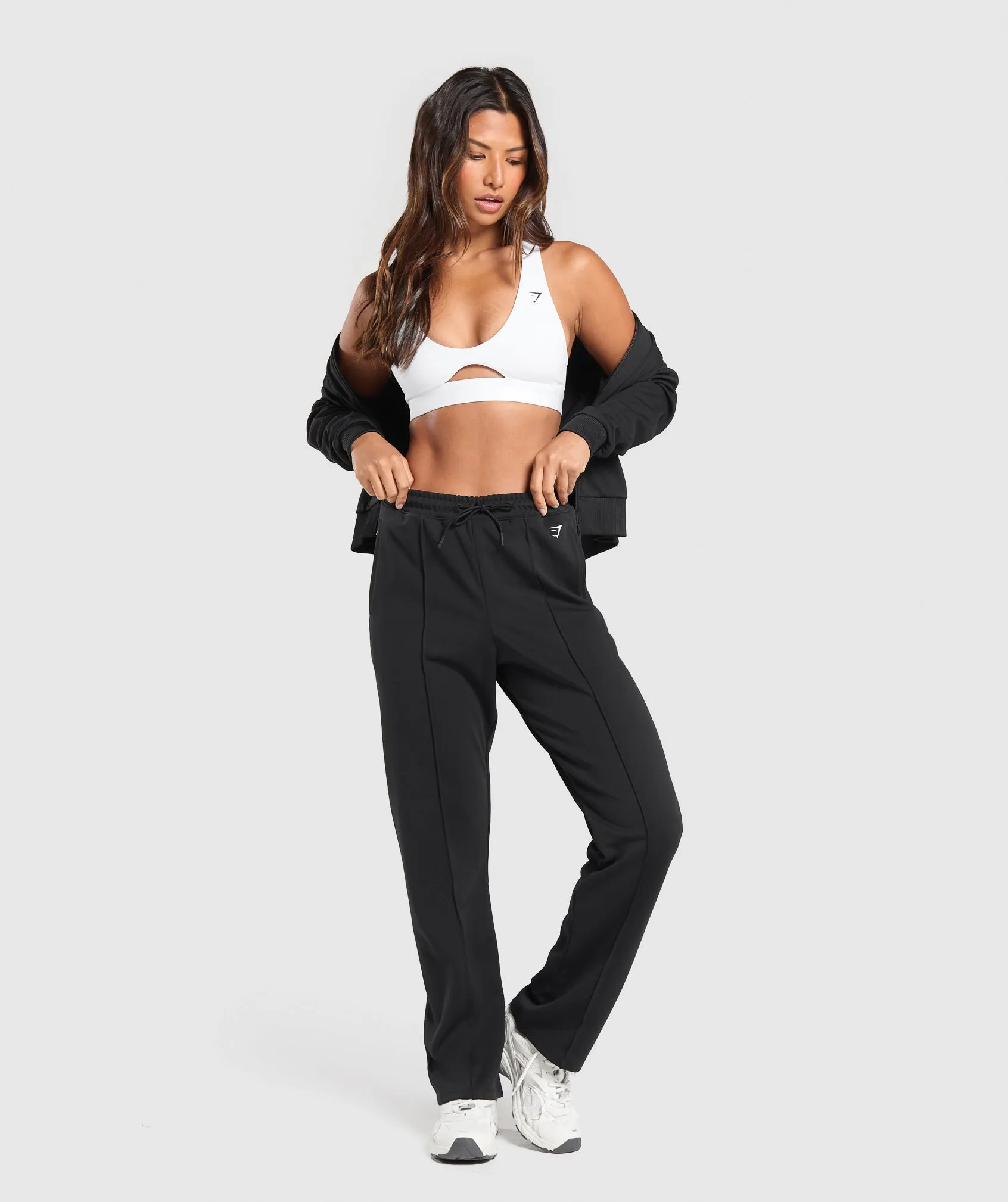 Gymshark Tricot Joggers - Black sold by Gymshark product image thumbnail 4