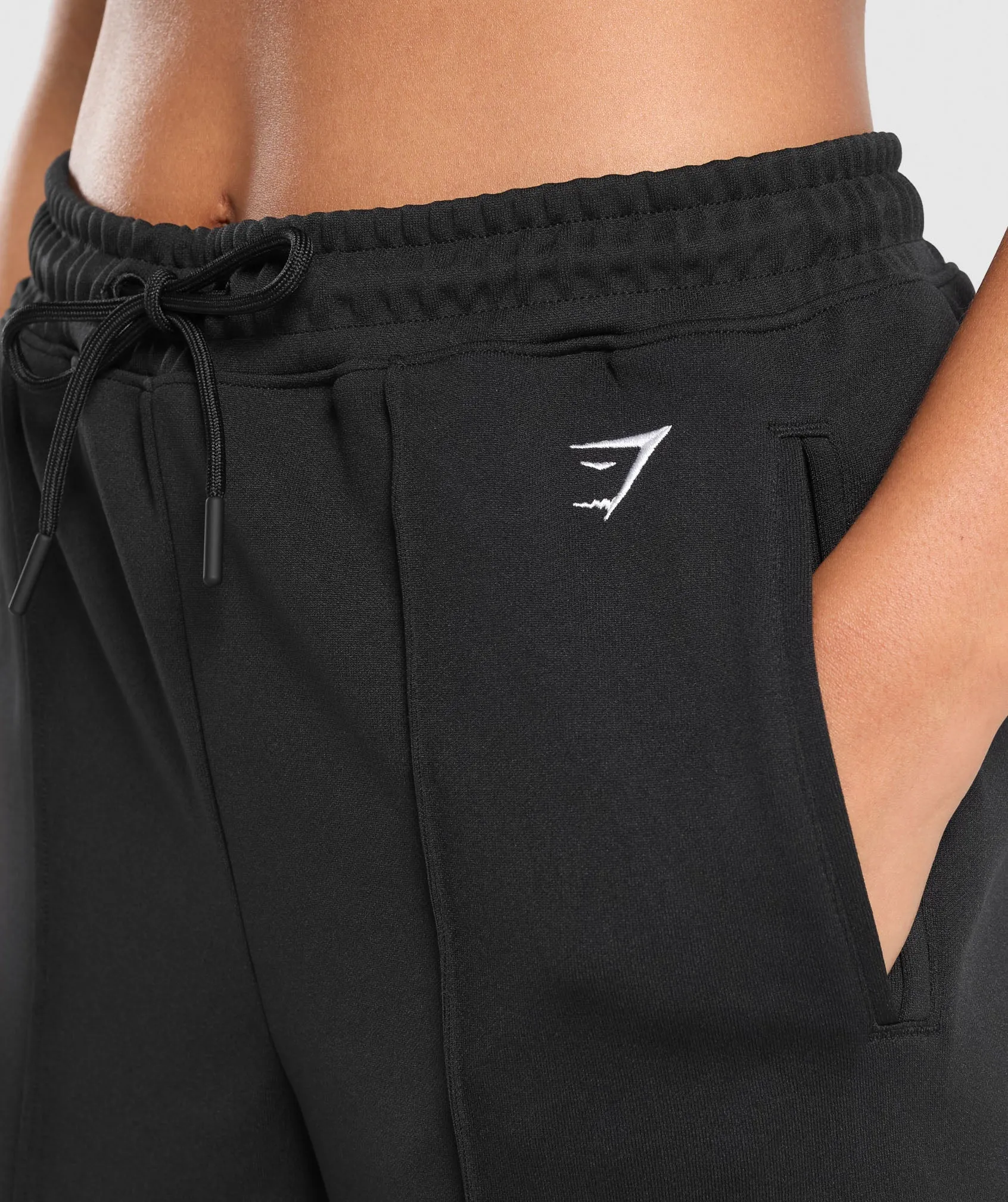 Gymshark Tricot Joggers - Black sold by Gymshark product image thumbnail 5
