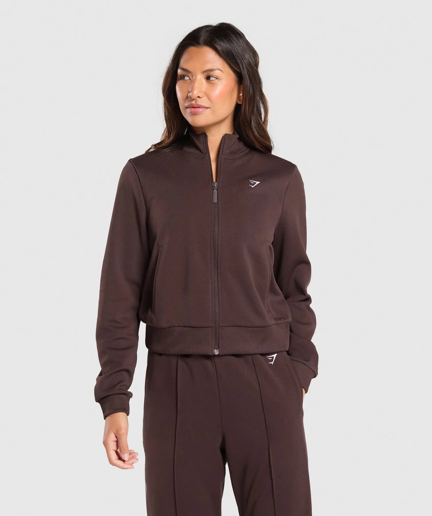 Gymshark Tricot Jacket - Heritage Brown sold by Gymshark